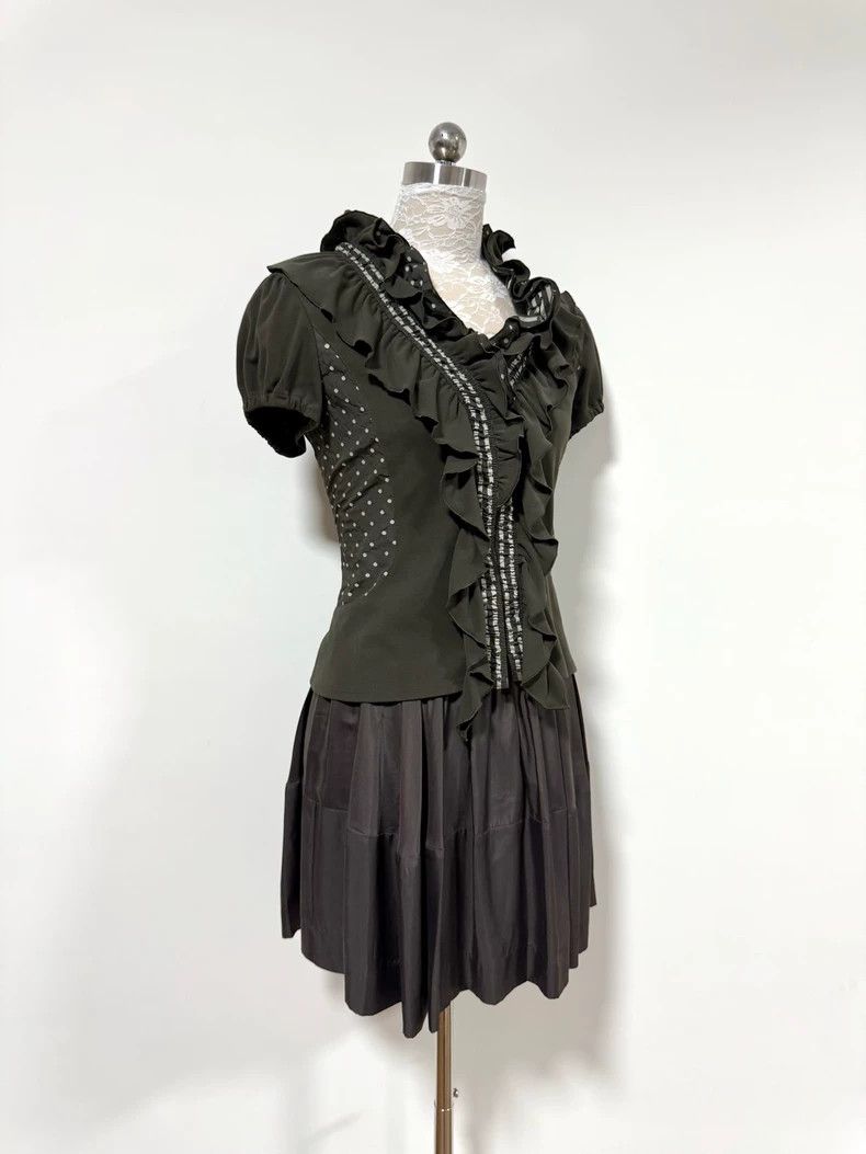 Vivienne Westwood Vivienne Westwood size2 Brown pleated short skirt half dres Size 26" / US 2 / IT 38 - 5 Thumbnail