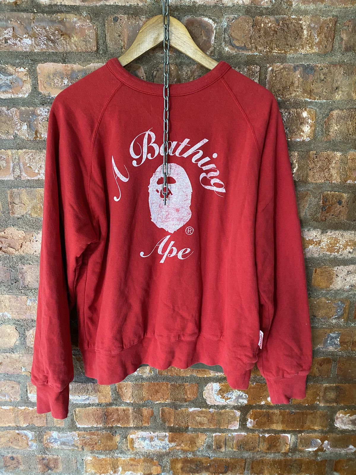 Bape AW2005 BAPE kiss Anarchy college Star reversible sweat Size US L / EU 52-54 / 3 - 7 Thumbnail