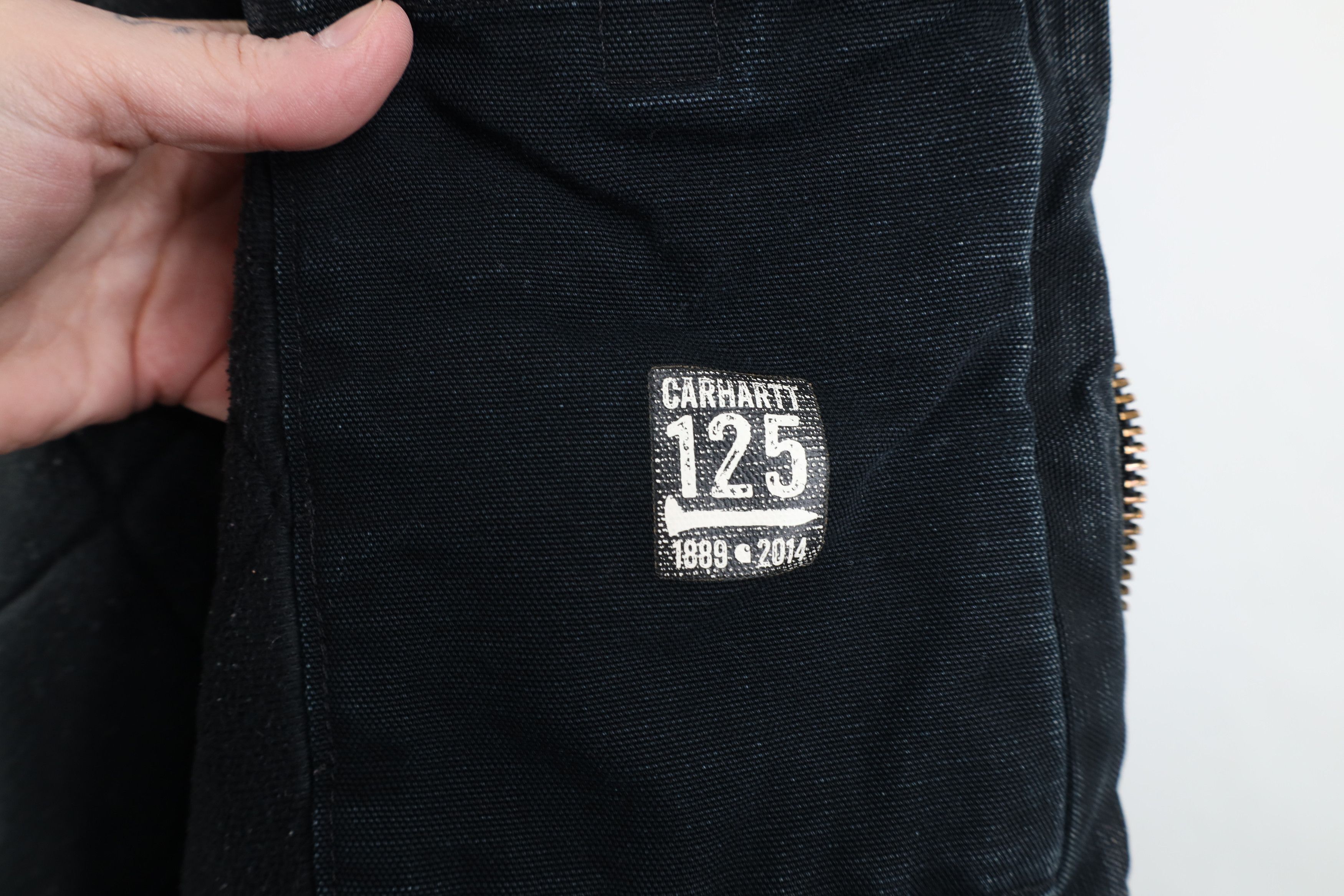 Carhartt Vintage Y2K Carhartt Quilted Canvas Hooded Jacket Black USA Size US XXL / EU 58 / 5 - 12 Thumbnail