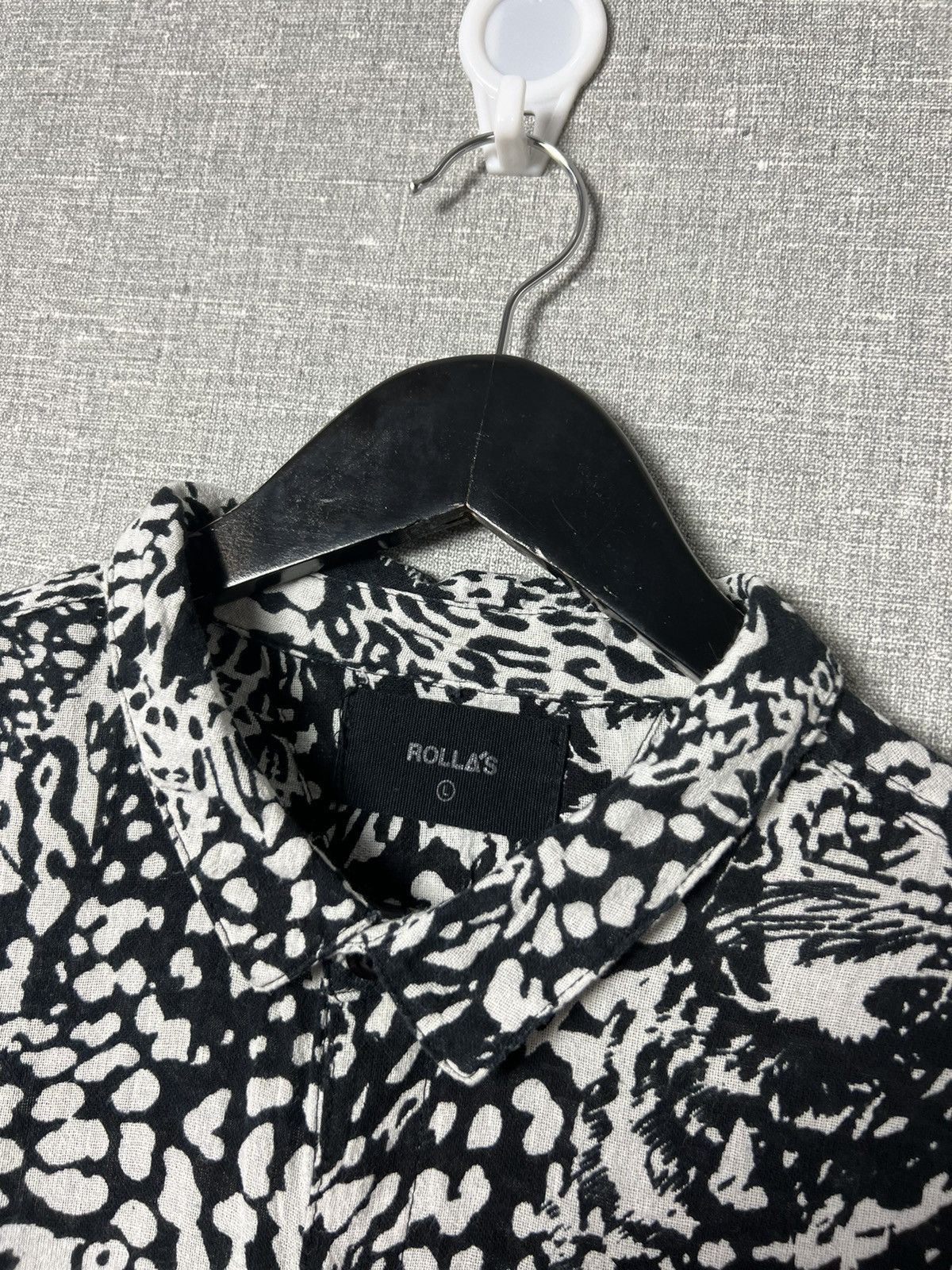 Rolla's ROLLAS All Over Print Leopard Button Up Long Sleeve Shirt Size US L / EU 52-54 / 3 - 13 Thumbnail