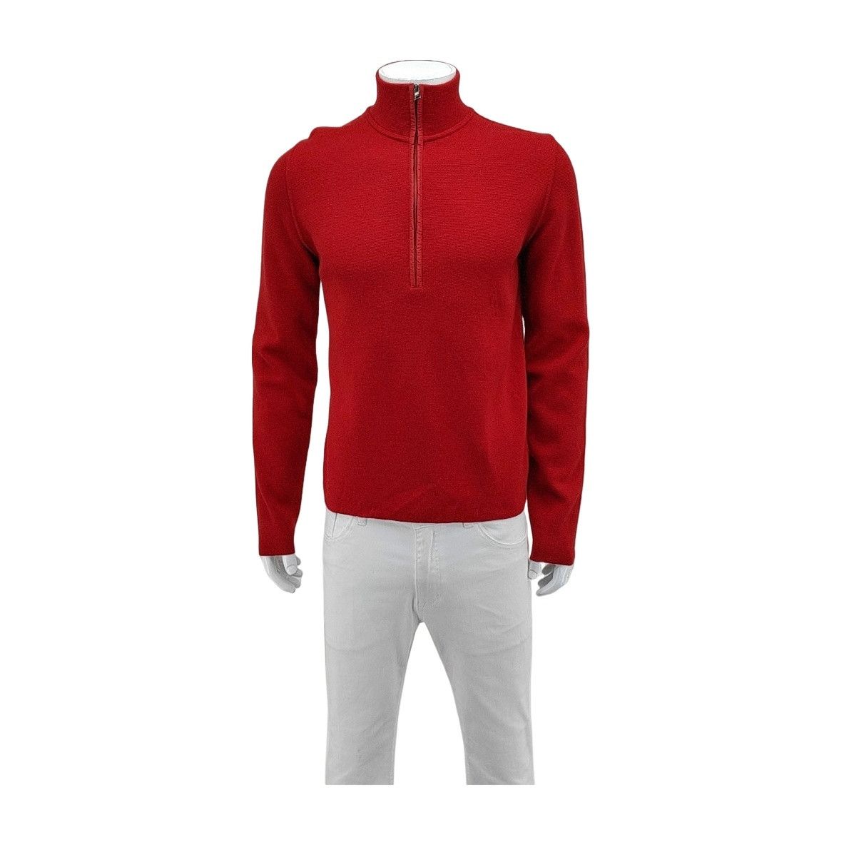 Prada Prada Wool Zip-Neck Half-Zip Sweater Size 46 Size US S / EU 44-46 / 1 - 1 Thumbnail