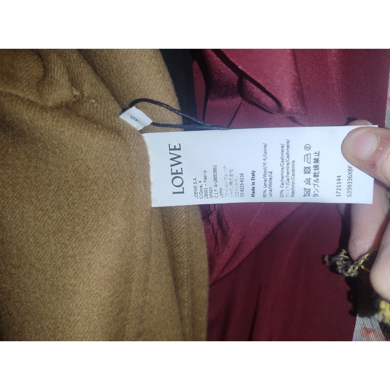 Loewe Loewe Wool & Cashmere Wrap Coat - IT 40 / S Size S / US 4 / IT 40 - 6 Thumbnail