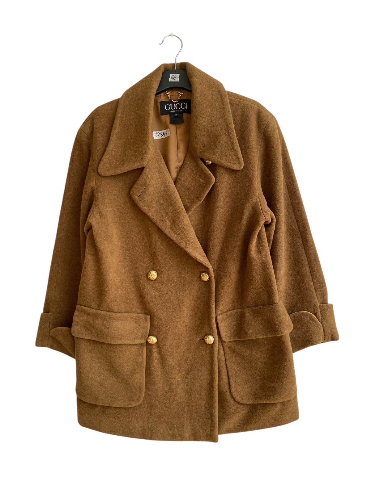 Gucci Vintage Gucci Double Breast Coat Size US M / EU 48-50 / 2 - 1 Thumbnail