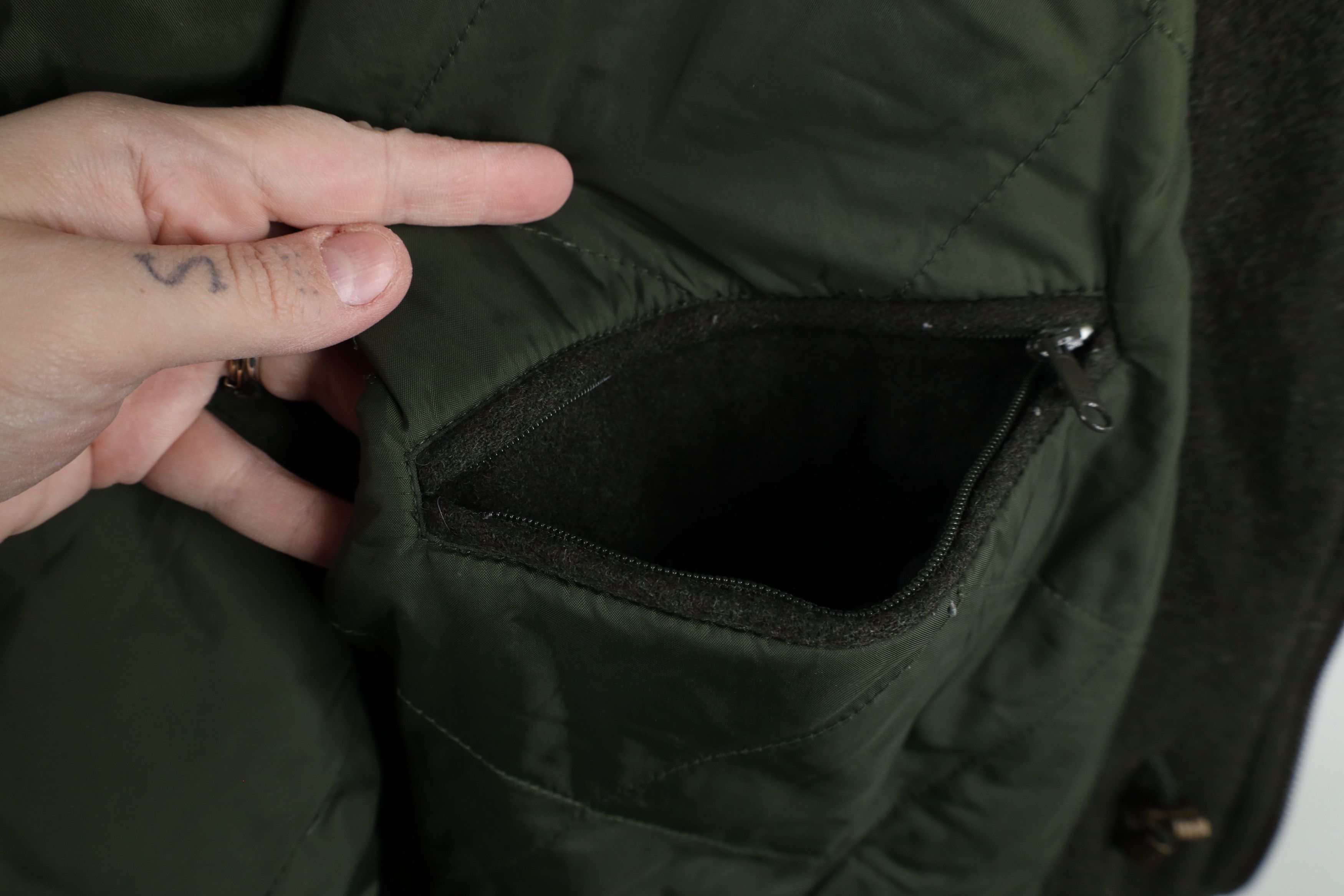 Cabelas × Vintage Vintage Cabelas Heavyweight Wool Chore Barn Jacket Green Size US XL / EU 56 / 4 - 10 Thumbnail