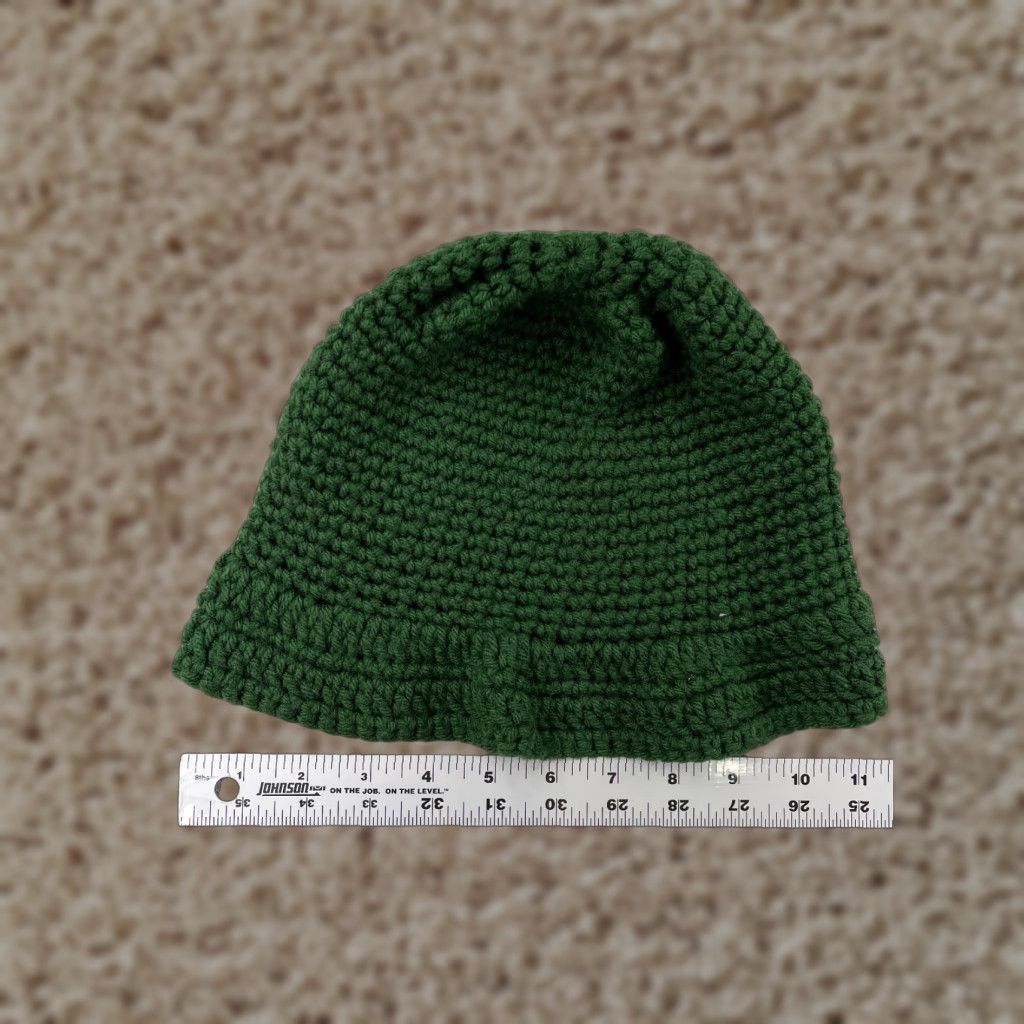 Vintage Womens Beanie Toque Bucket Green Crochet Knit Acrylic Blend One Size Outdoors Size ONE SIZE - 1 Thumbnail