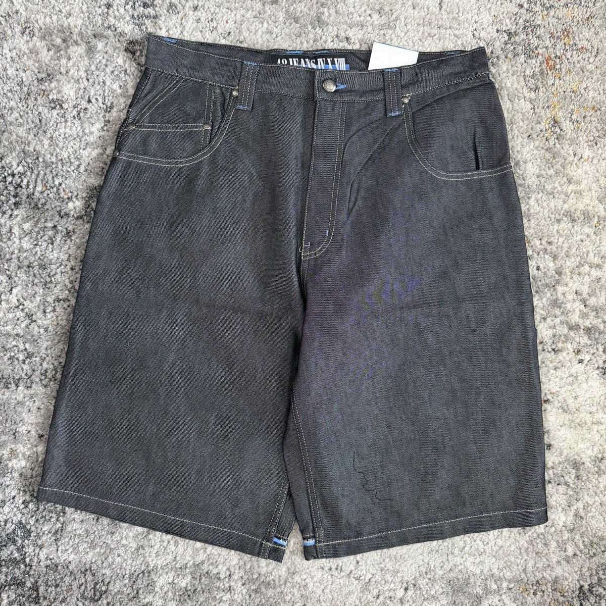 JNCO × Japanese Brand × Vintage Crazy Vintage y2k baggy wide leg cybergoth NWT shorts Size US 36 / EU 52 - 2 Thumbnail