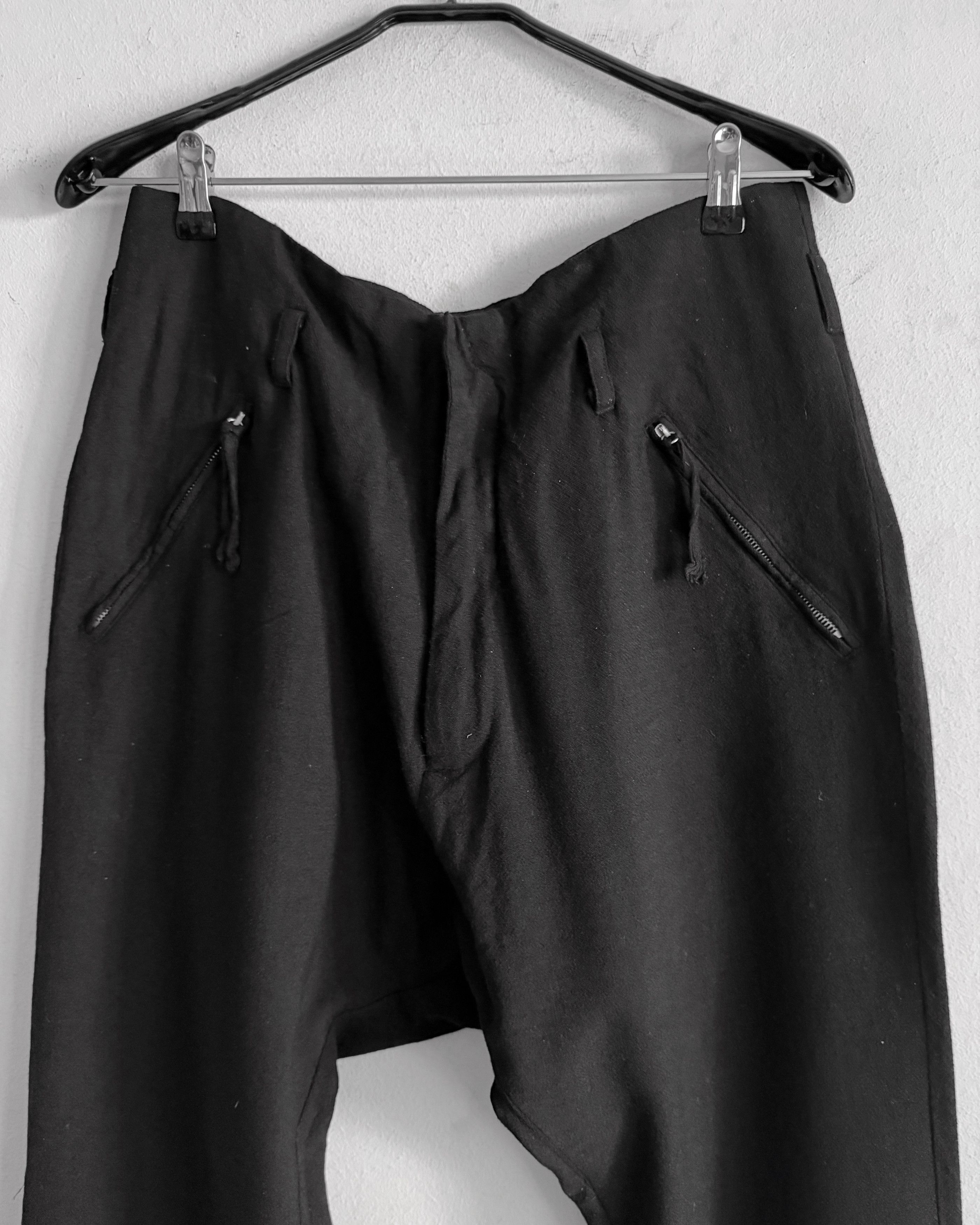 Damir Doma Wool Drop Crotch Zip Sarouel Trouser Size US 32 / EU 48 - 6 Thumbnail