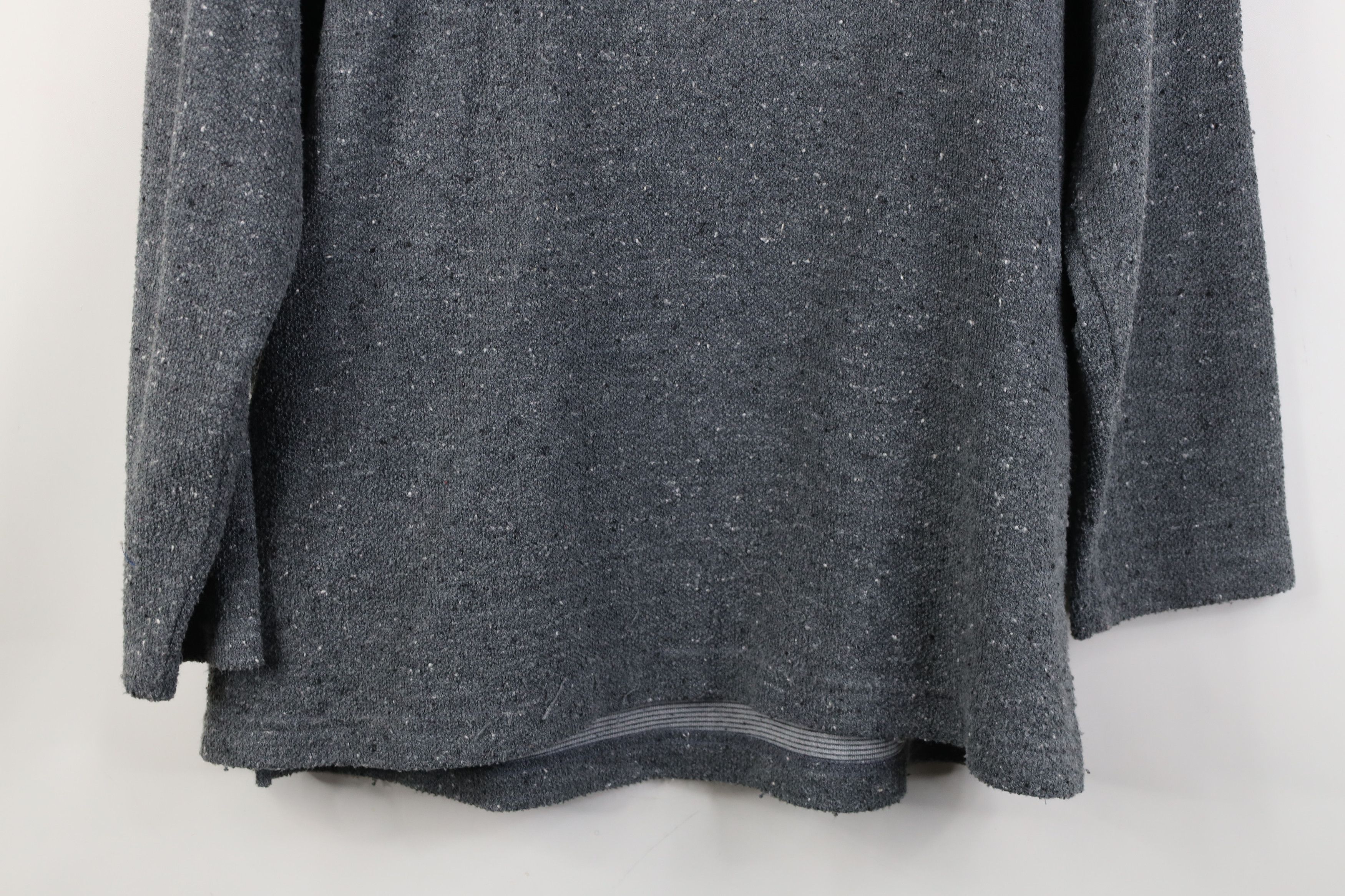 Vintage Vintage 90s Streetwear Thermal Knit Clasp Henley Sweater Size L / US 10 / IT 46 - 11 Thumbnail