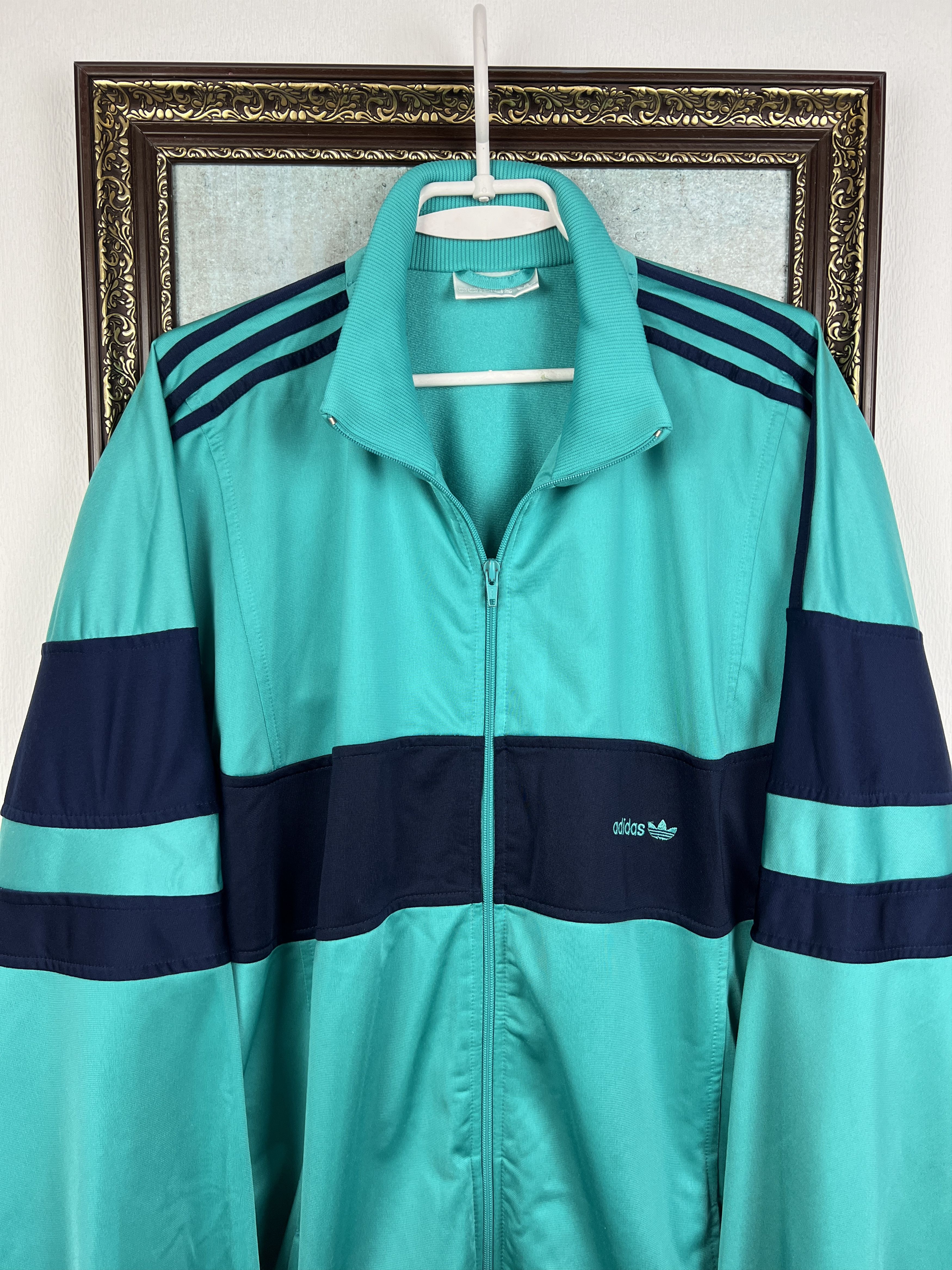 Adidas Vintage 90's Jacket Rare Track Top Y2K Hype Athletic 3XL Size US XXL / EU 58 / 5 - 2 Thumbnail