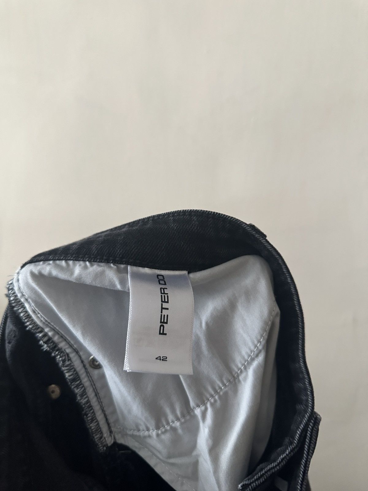 Peter Do Peter Do FW22 black slim jeans Size US 33 - 5 Thumbnail