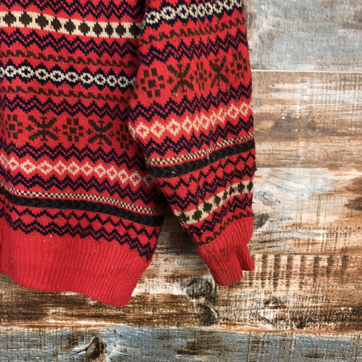 Homespun Knitwear Japanese Brand stripe vintage Red Knitwear #A2408 Size US S / EU 44-46 / 1 - 17 Thumbnail