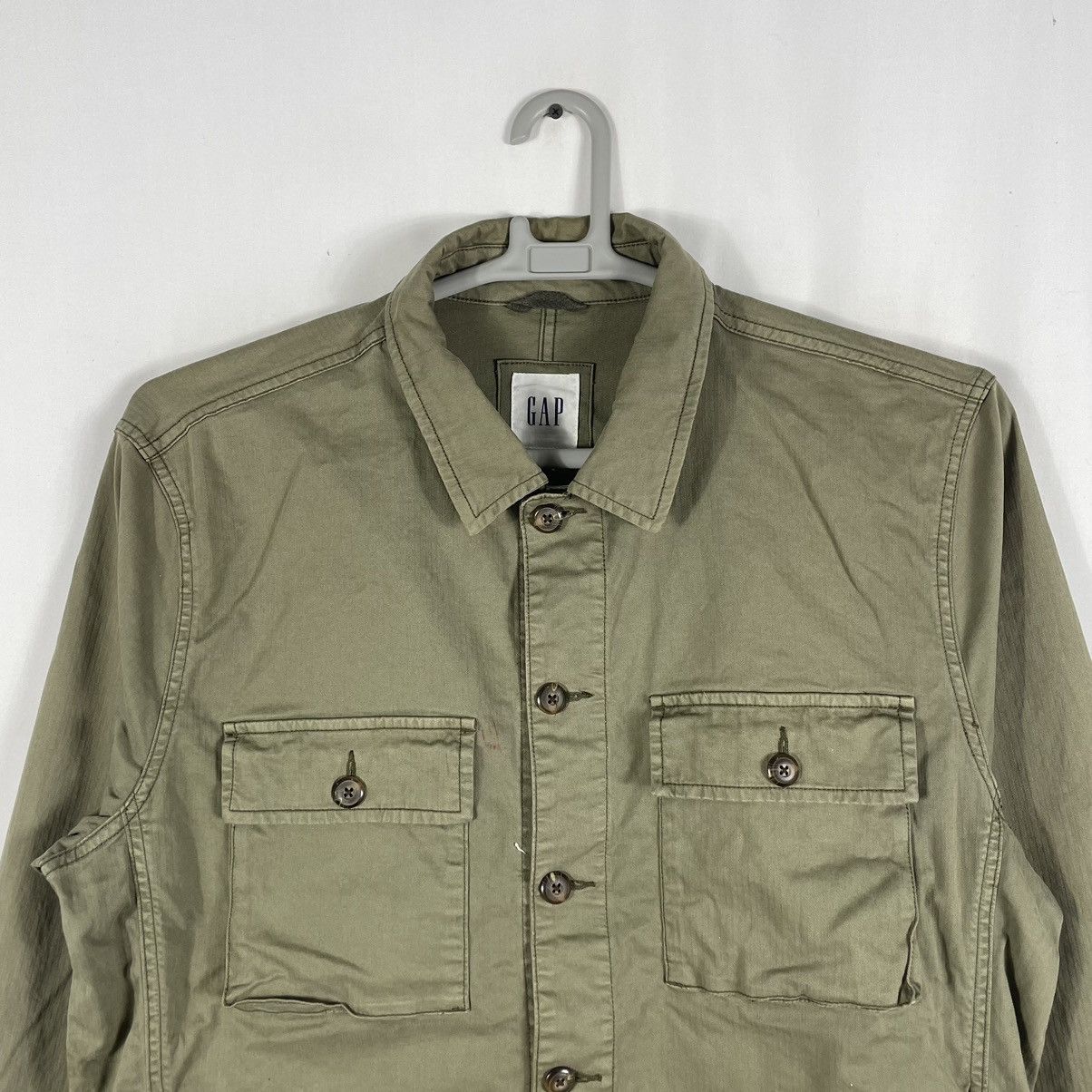 Gap × Vintage 🔥Rare🔥Vintage GAP Double Pocket Military Styles Chore Jacket Size US M / EU 48-50 / 2 - 2 Thumbnail