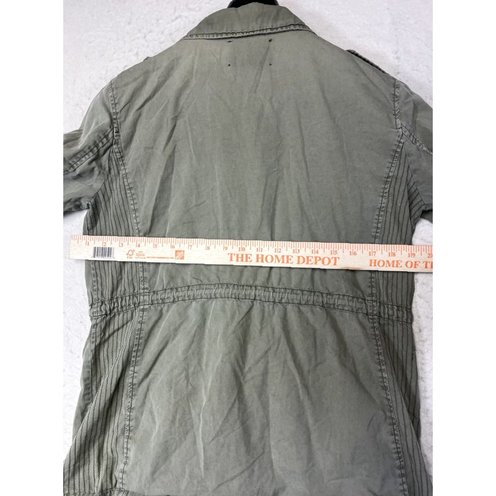 Vintage Lily Aldridge Velvet Military Jacket Green M Womens Cotton Velvet by Graham & Spencer Jacket Size M / US 6-8 / IT 42-44 - 5 Thumbnail