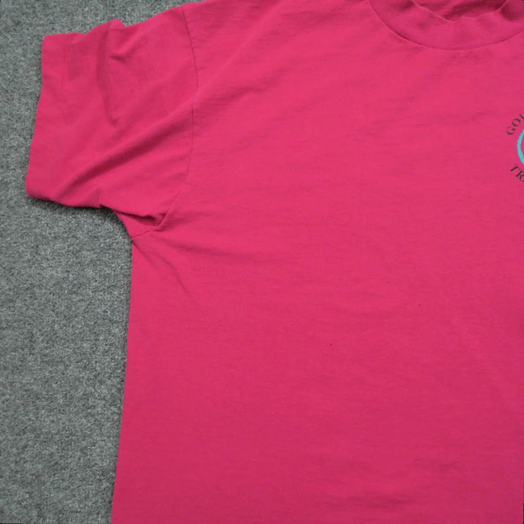 Pinko VINTAGE Horse Riding T Shirt Mens XL Pink Golden Hills Trail Rides Single Stitch Size US XL / EU 56 / 4 - 5 Thumbnail