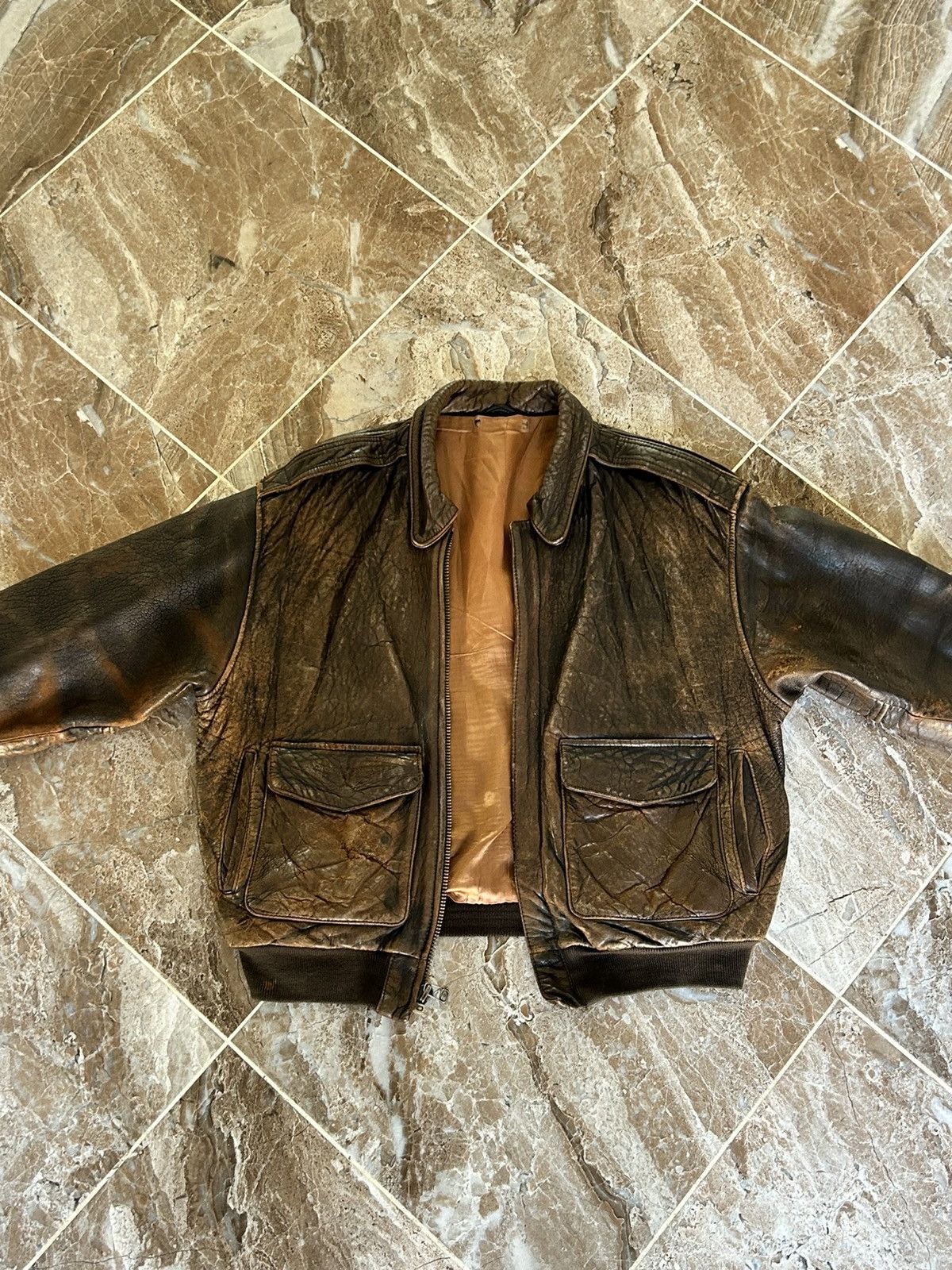Avirex Avirex Vintage Leather Jacket “Chinese Order” Flying Tigers Size US L / EU 52-54 / 3 - 9 Thumbnail