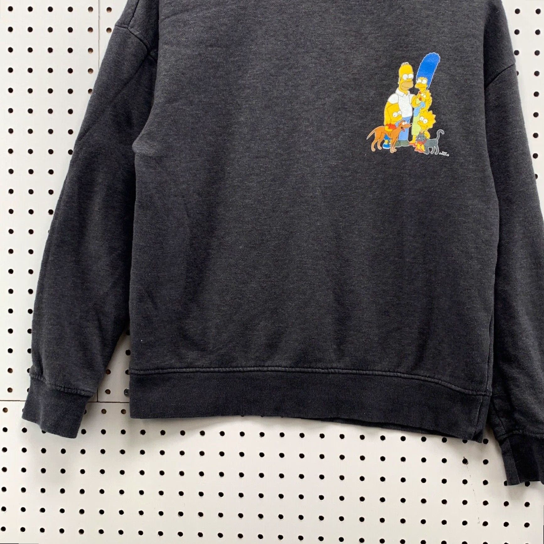 Vintage The Simpsons Sweatshirt Women's XS Long Sleeve Black Pullover Logo Crew Neck Casual Modern Classic Size XS / US 0-2 / IT 36-38 - 5 Thumbnail