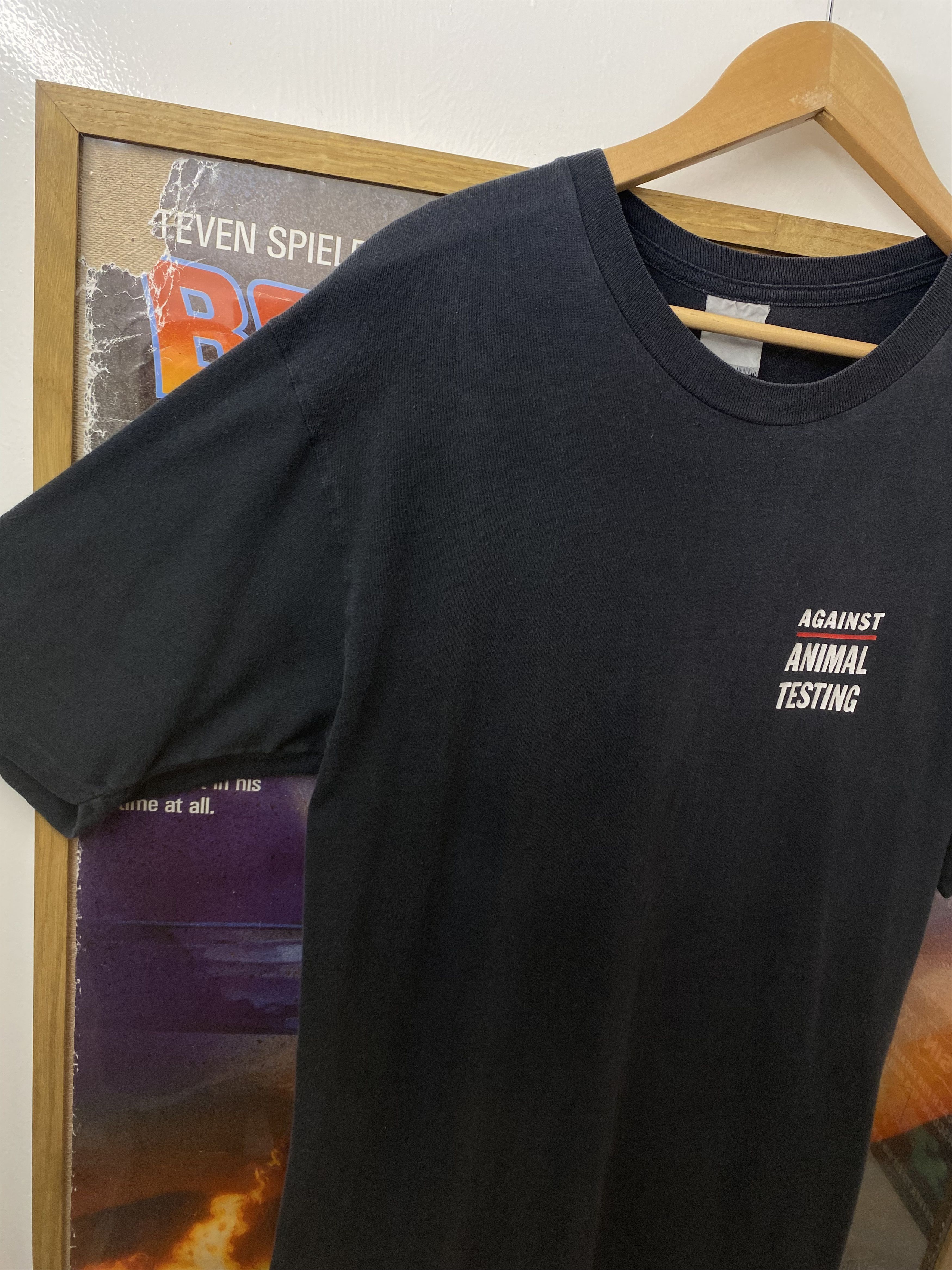 Vintage Original 90s The Body Shop Animal Rights Campaign Promo Tee Size US L / EU 52-54 / 3 - 3 Thumbnail