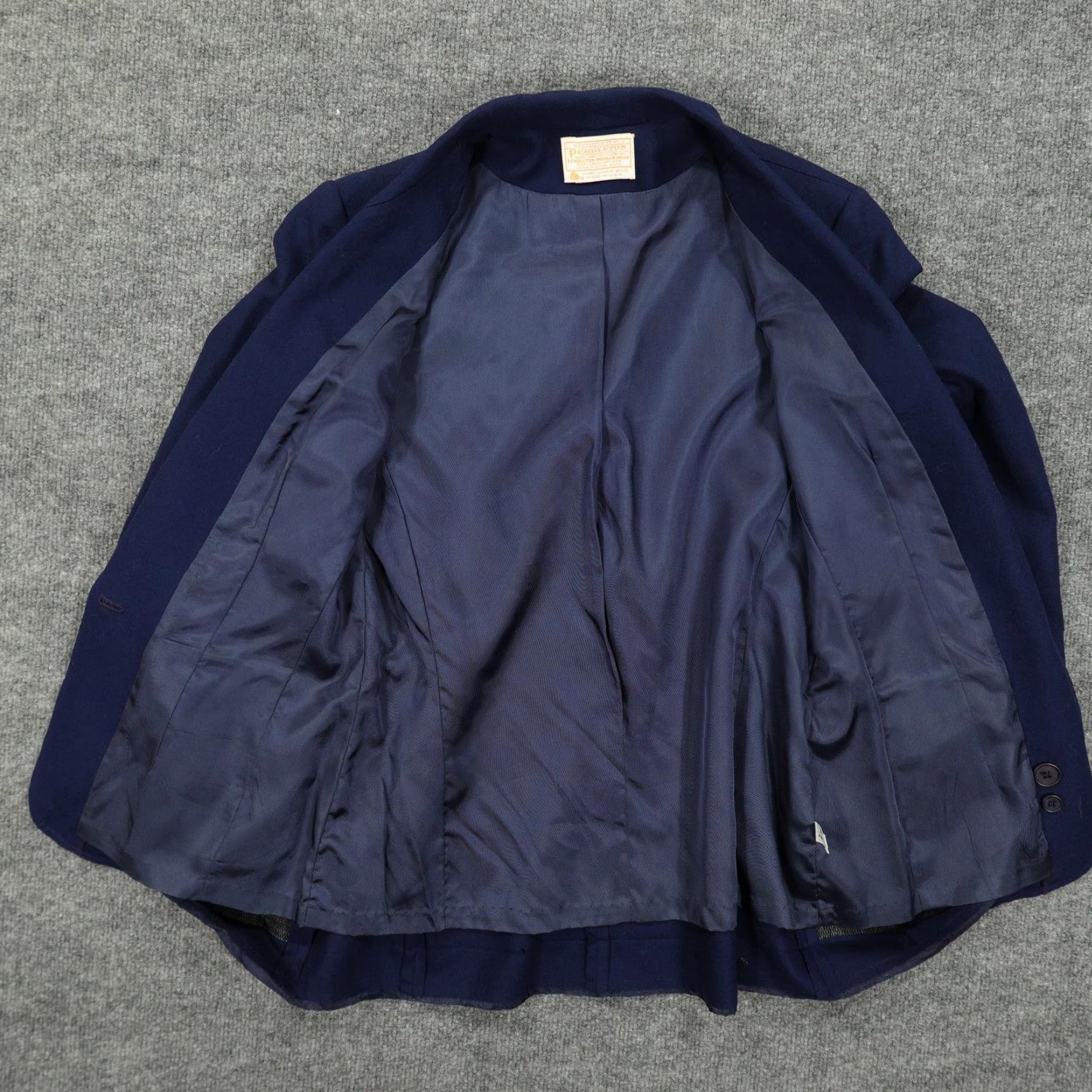 Pendleton VINTAGE Pendleton Blazer Womens Medium Blue Wool Single Button Lined USA 80s Size M / US 6-8 / IT 42-44 - 3 Thumbnail