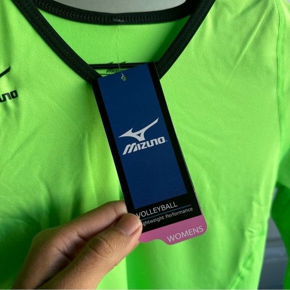 Mizuno NWT MIZUNO WOMEN’S YELLOW LONG SLEEVE JERSEY SZ LARGE L Size L / US 10 / IT 46 - 4 Thumbnail