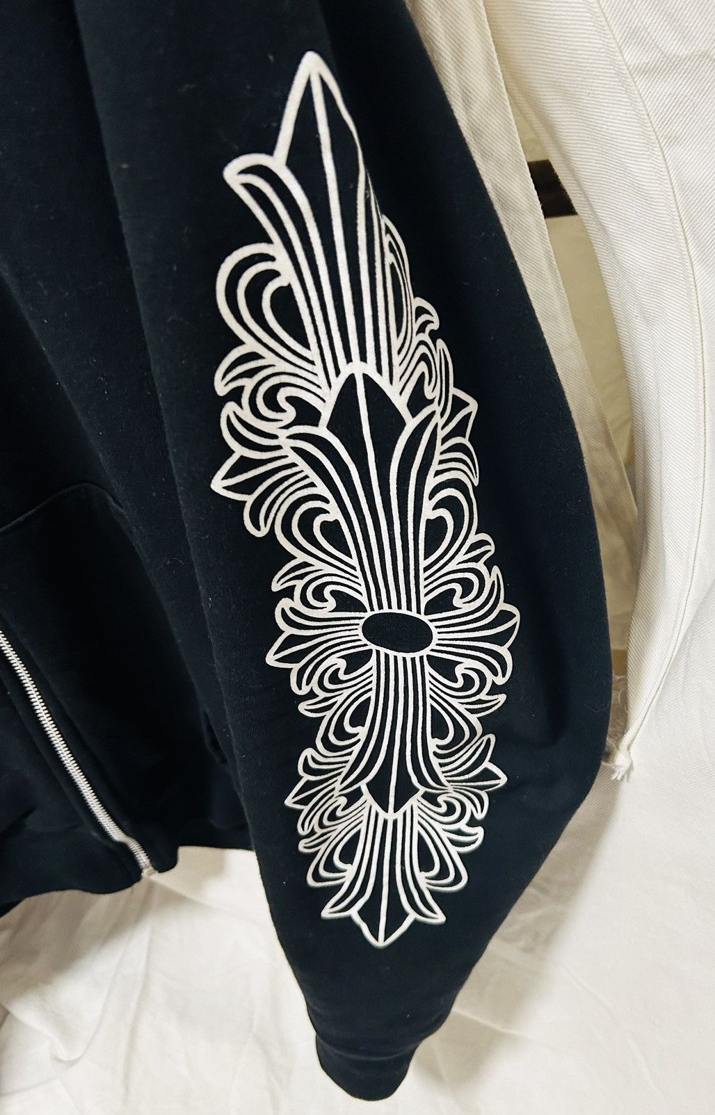Chrome Hearts Chrome Hearts FU Zip Dagger Hoodie (Thick Lined) Size US L / EU 52-54 / 3 - 3 Thumbnail