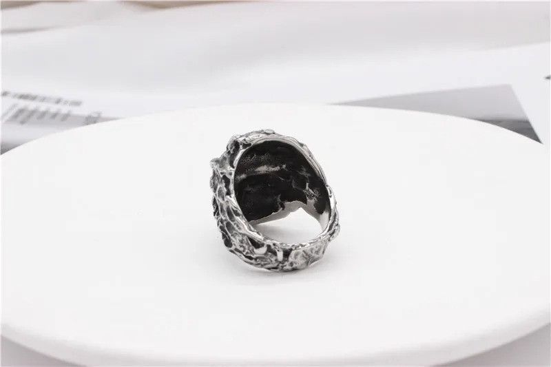 Jewelry Skull Mummy Titanium Steel Ring Size ONE SIZE - 4 Thumbnail