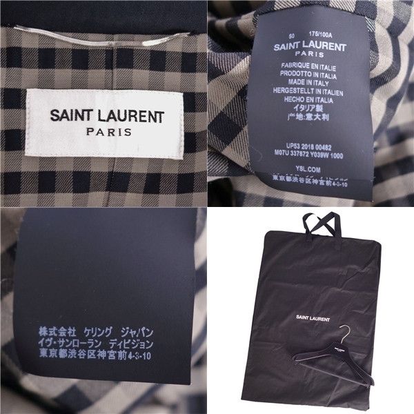 Saint Laurent Paris Saint Laurent Trench Caot Size US L / EU 52-54 / 3 - 7 Thumbnail