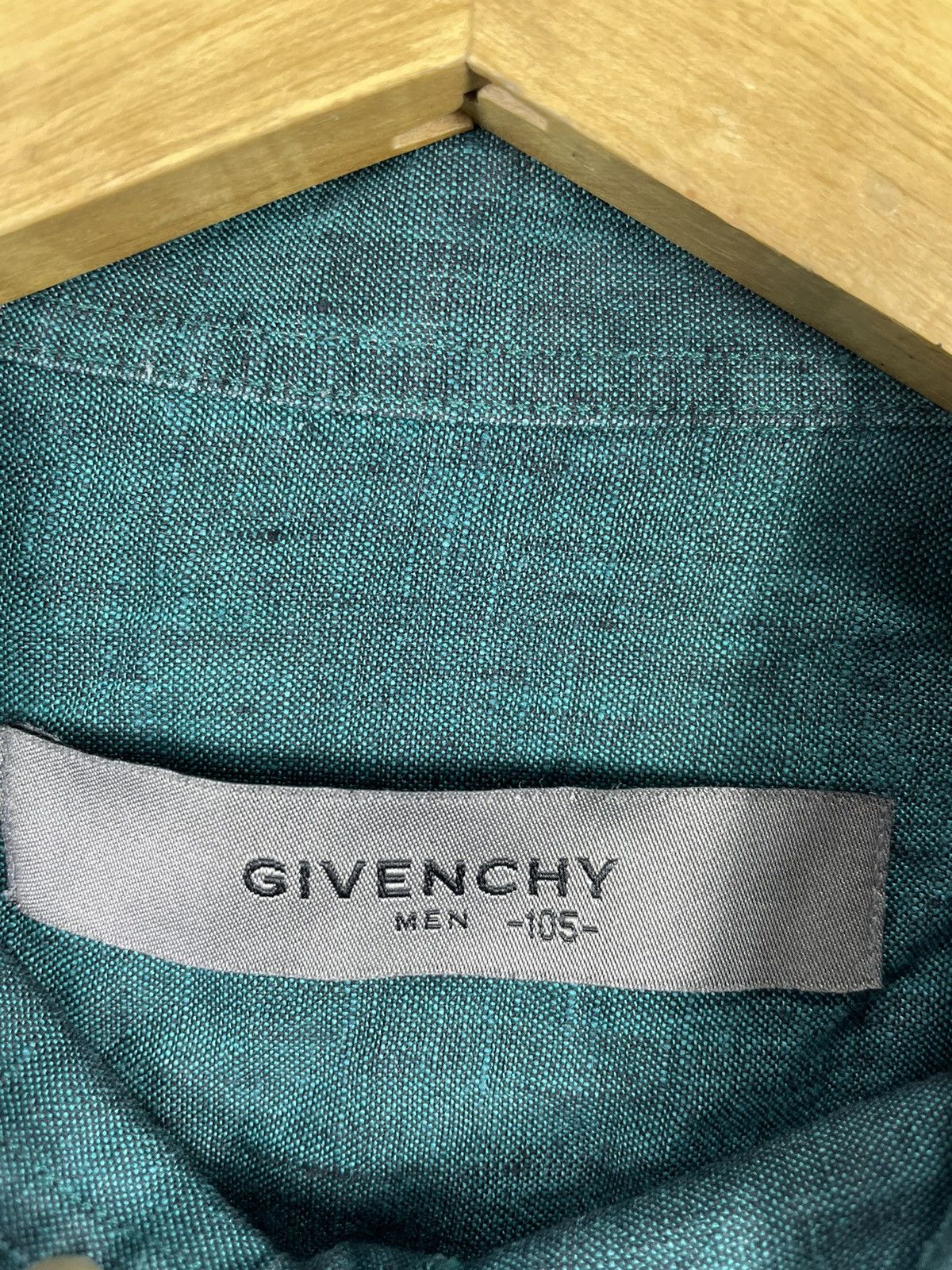 Givenchy × Vintage Vintage Givenchy Linen Shirt Size US L / EU 52-54 / 3 - 5 Thumbnail