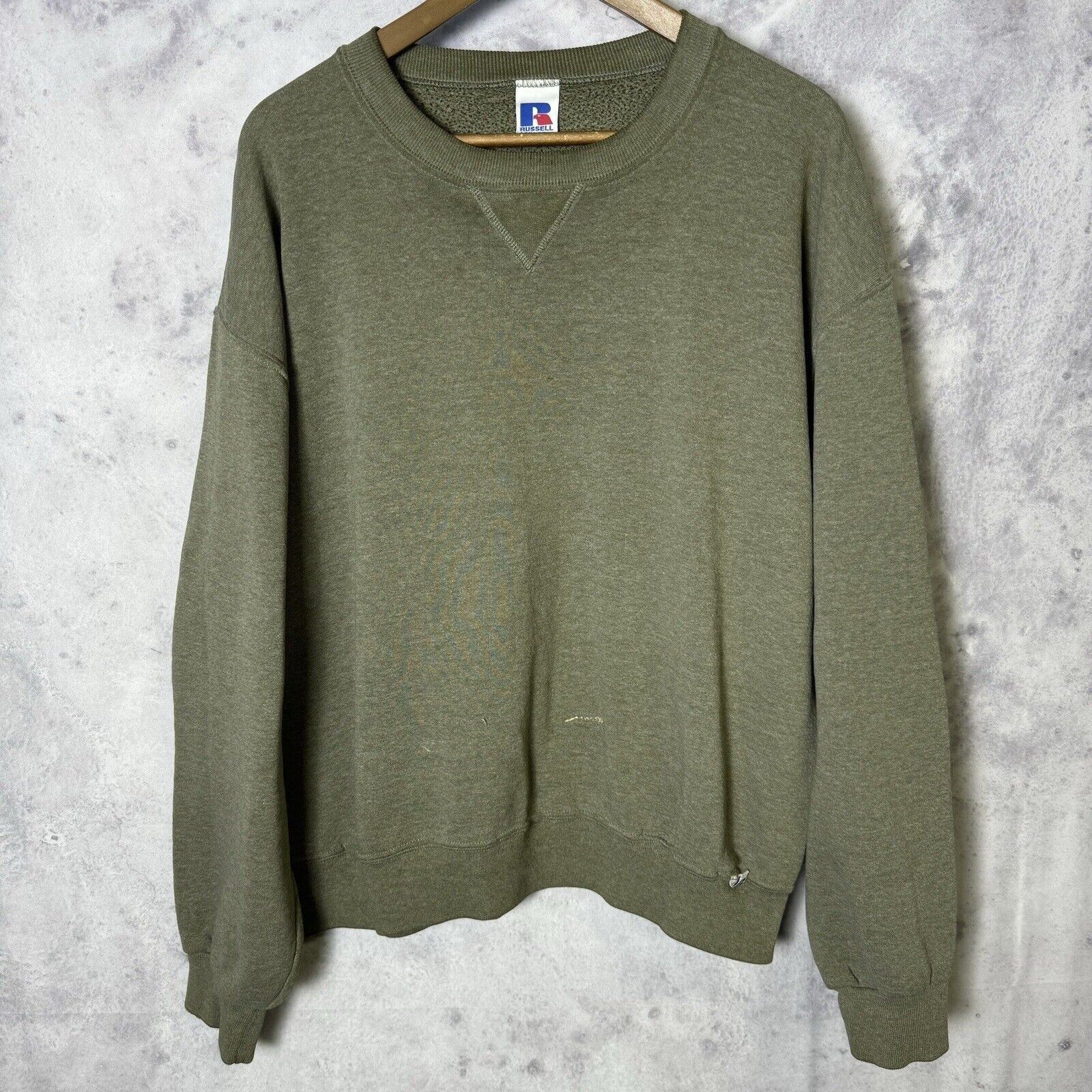 Russell Athletic Vintage Russell Athletic Sweatshirt Mens Large Green Crew Ne Size US L / EU 52-54 / 3 - 1 Thumbnail