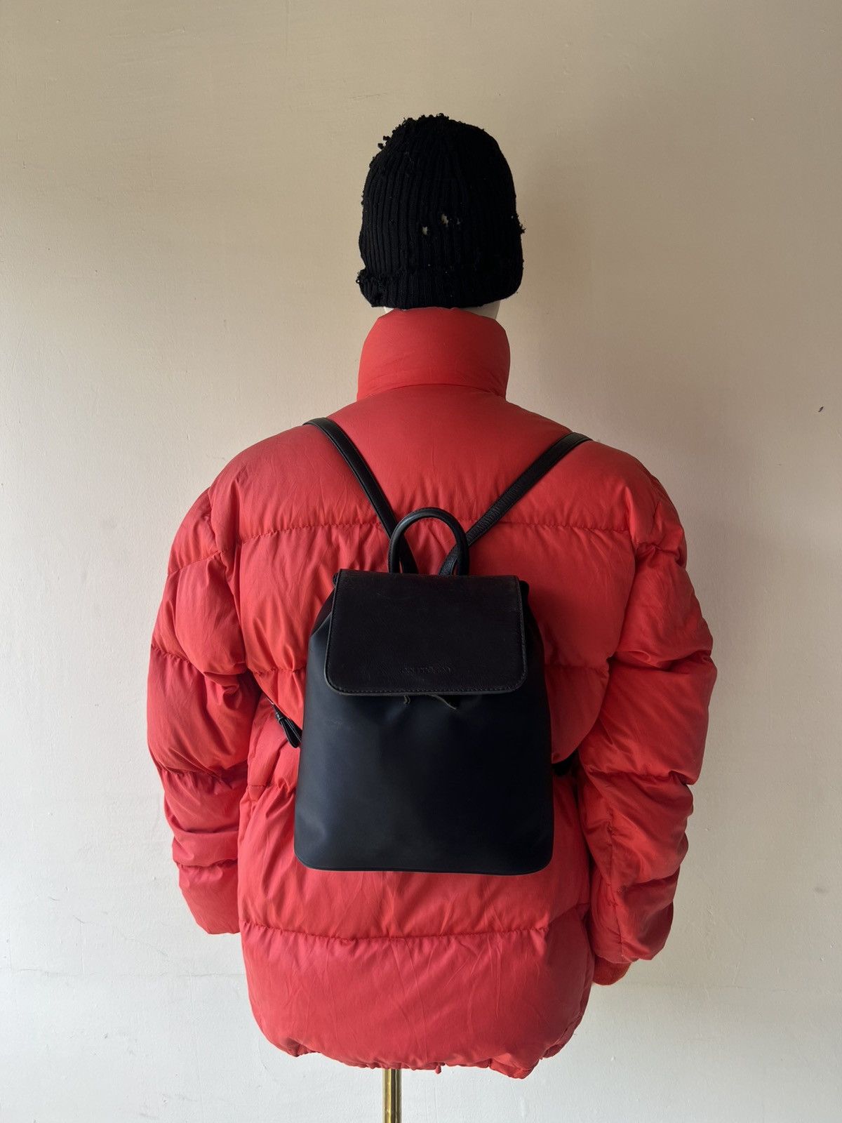 Courreges Vintage Couregess Hybrid Leather Nylon Mini Backpack Size ONE SIZE - 5 Thumbnail