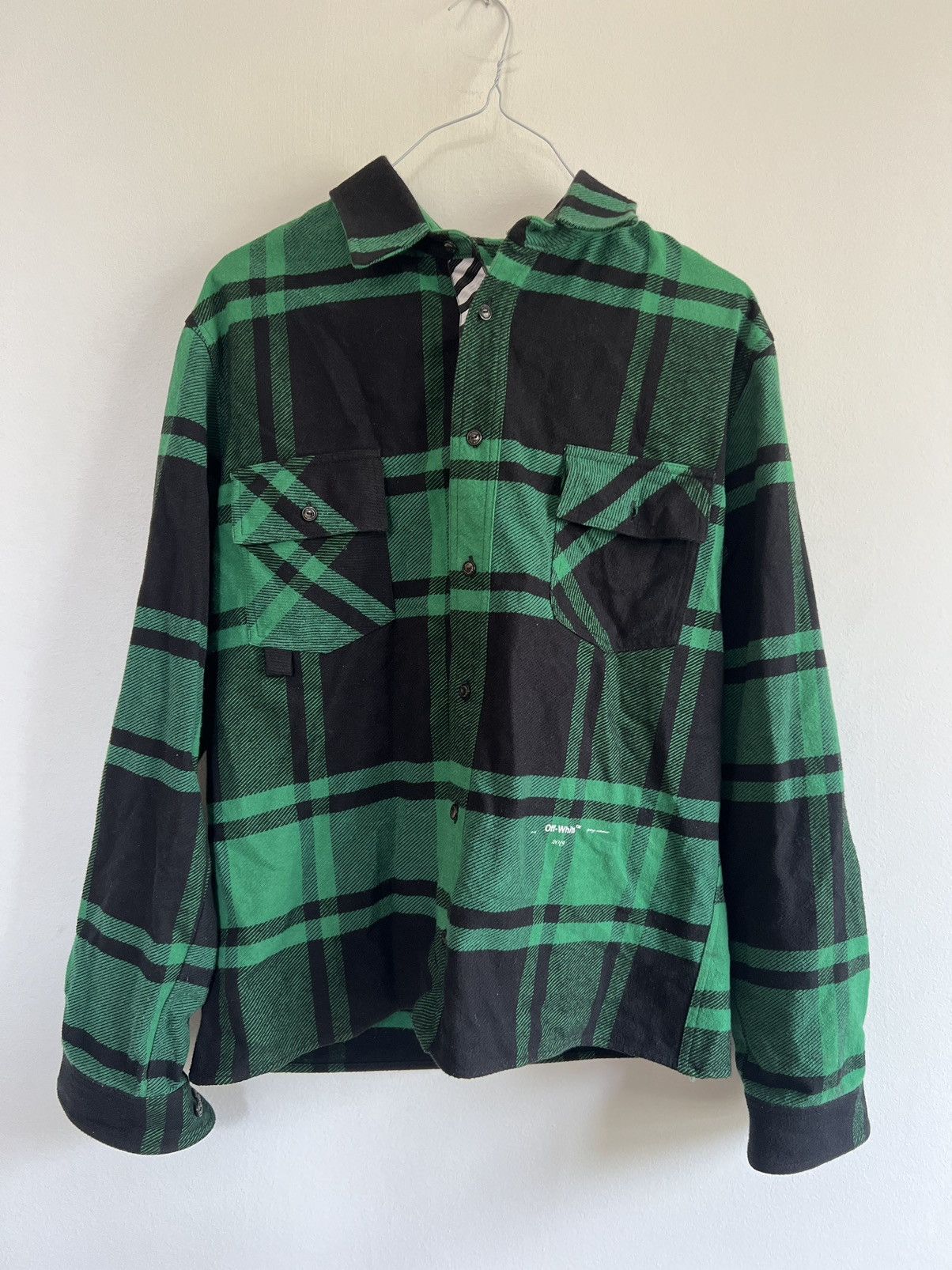 Off-White Off white Green flannel Size US M / EU 48-50 / 2 - 4 Thumbnail