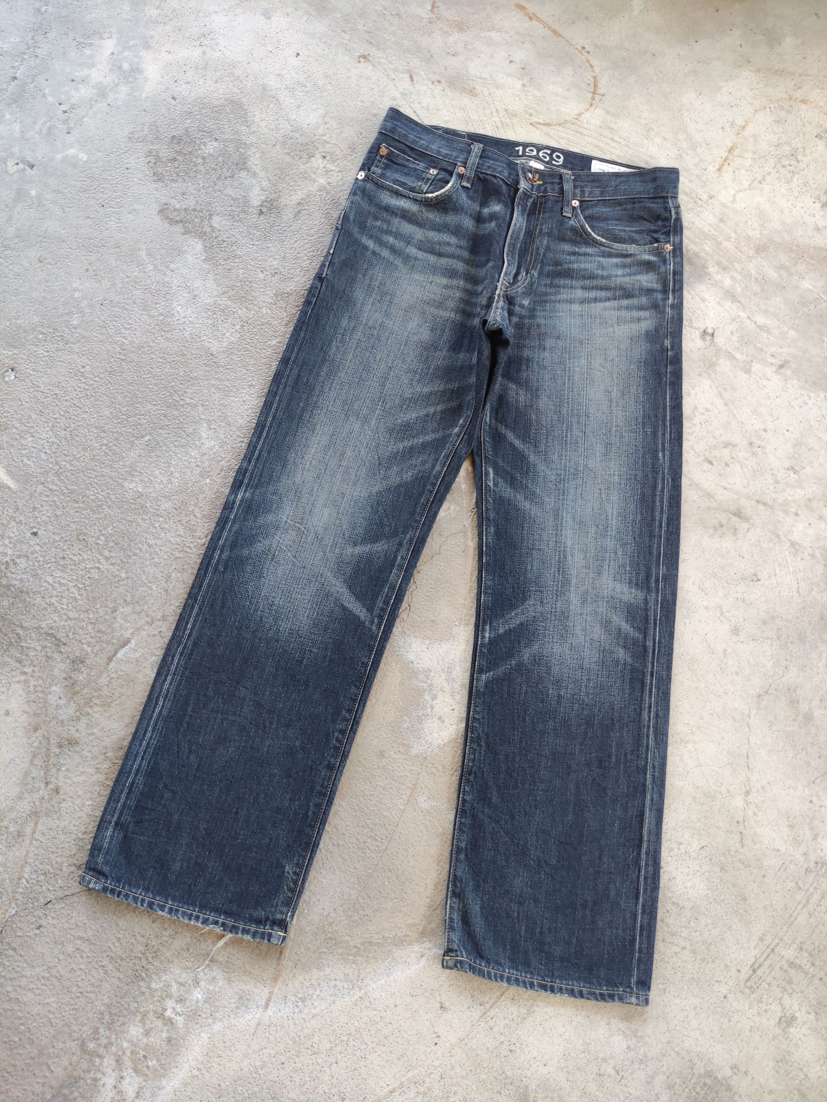 Gap Vintage Gap Jean Distressed Faded Denim Pants Size US 32 / EU 48 - 2 Thumbnail