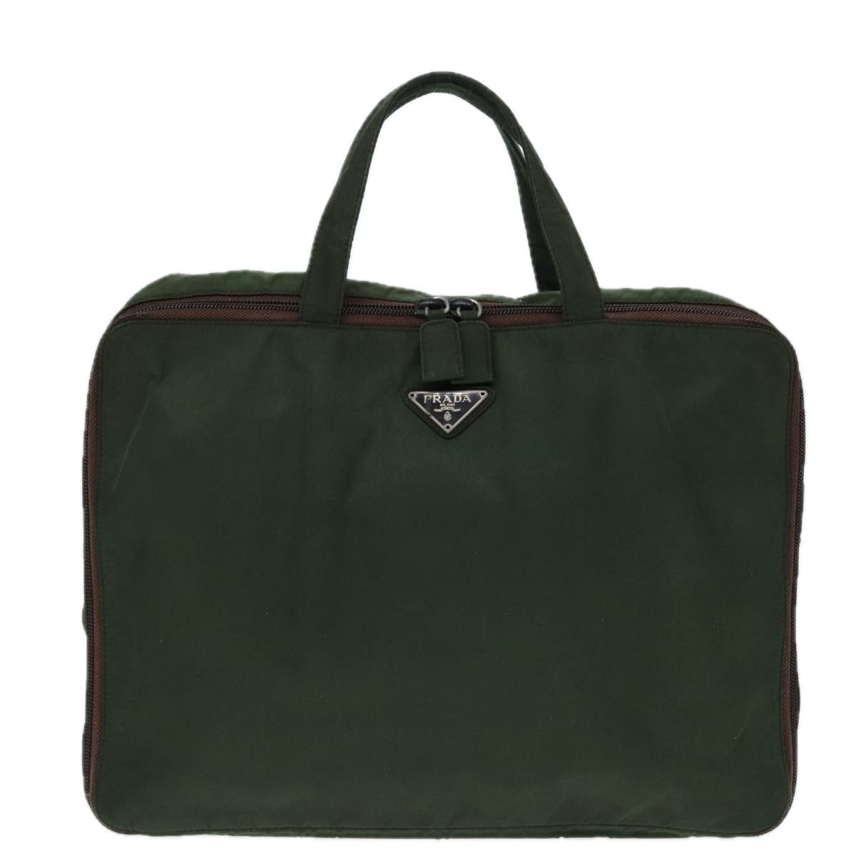 Prada Green Synthetic Travel Bag (Pre-Owned) Size ONE SIZE - 1 Thumbnail