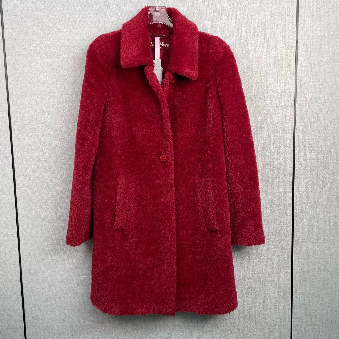 Max Mara maxmara red coat size 36 for sale Size US S / EU 44-46 / 1 - 1 Thumbnail