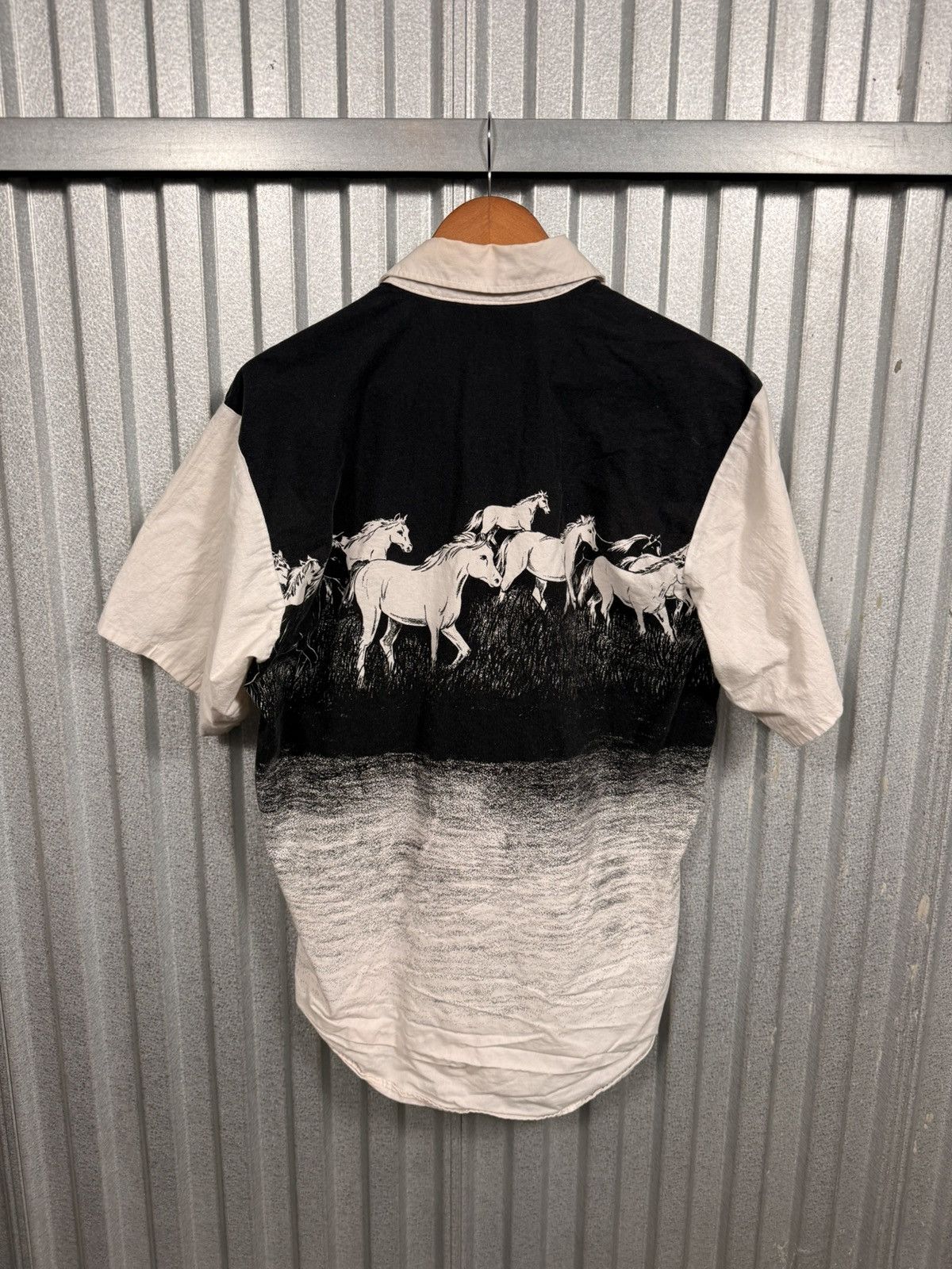 Other Vintage Brooks And Dunn Horse Print Short Sleeve Button Up Size US L / EU 52-54 / 3 - 6 Thumbnail