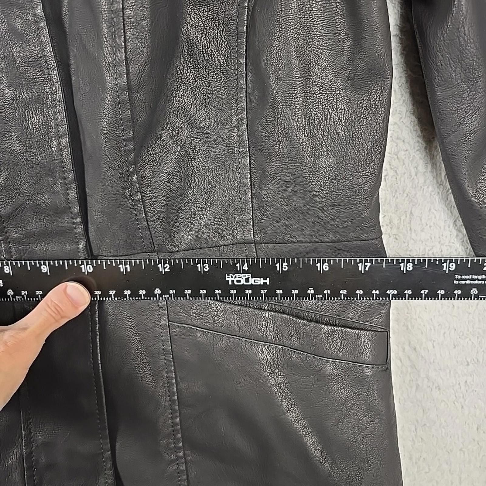 Other BACCINI Women's Faux Leather Black Size Medium Jacket Size M / US 6-8 / IT 42-44 - 12 Thumbnail