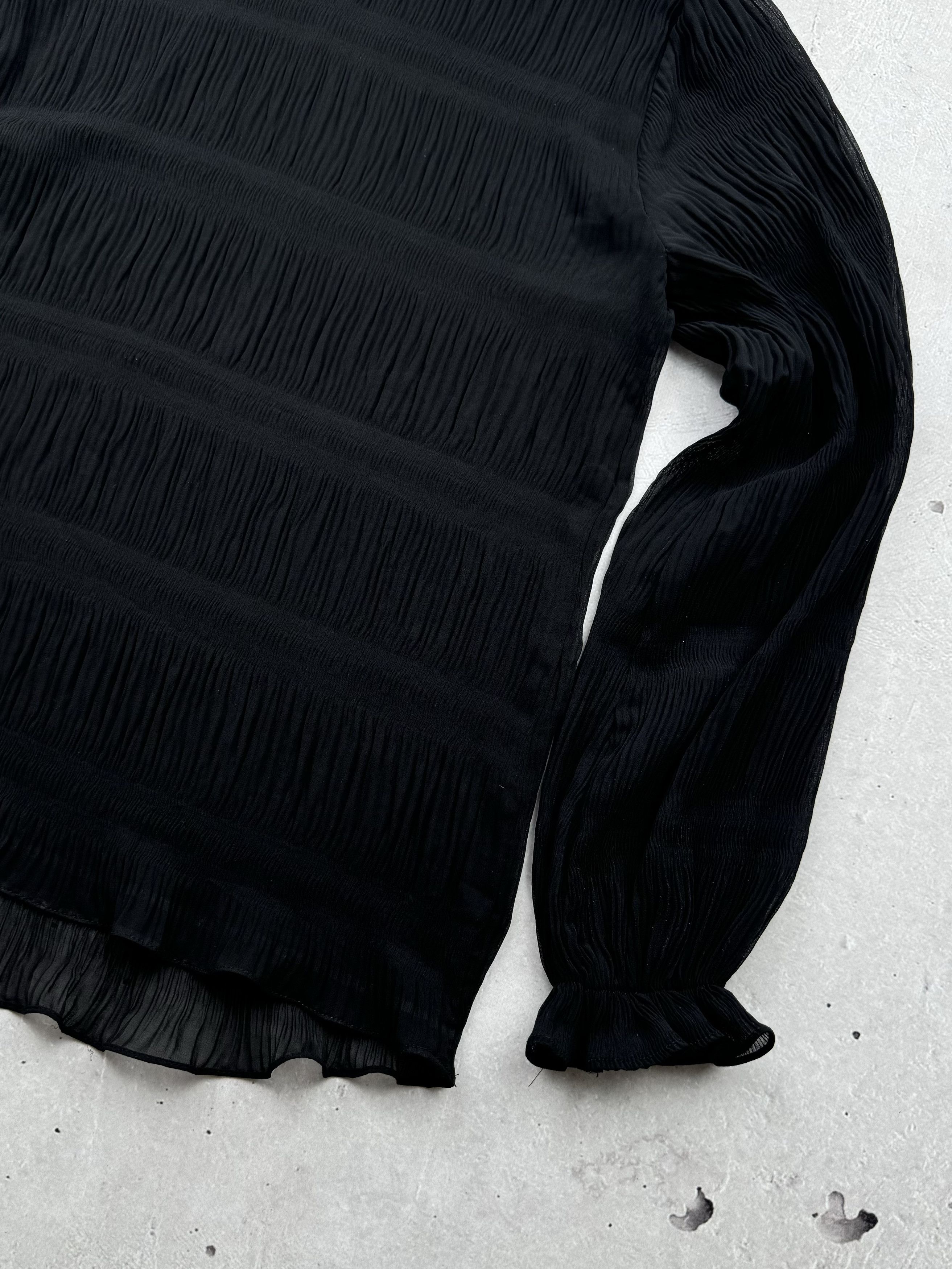 Japanese Brand × Vintage Vintage Plisse Blouse Issey Style Size M / US 6-8 / IT 42-44 - 7 Thumbnail