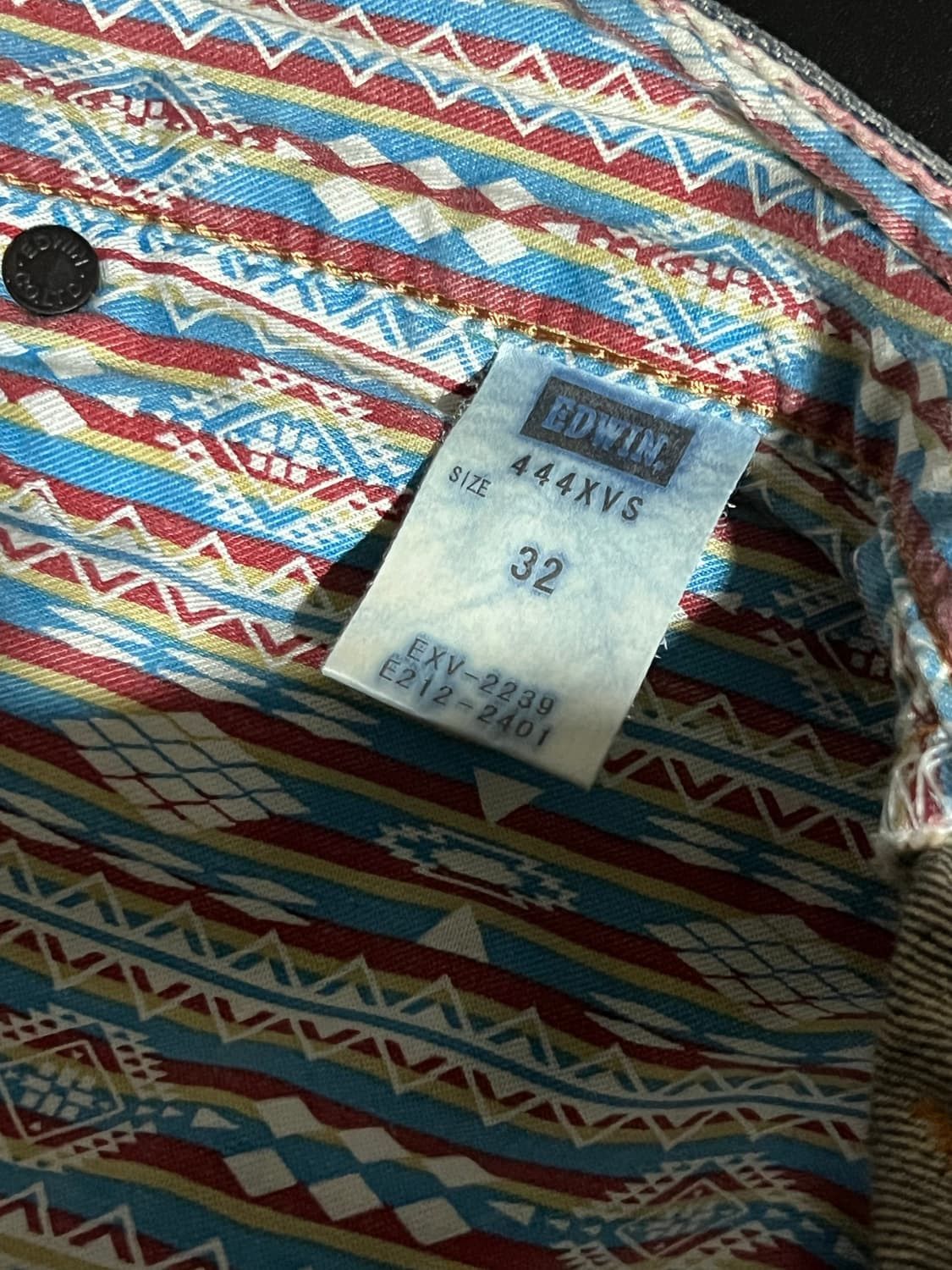 Edwin (SOLD OUT)Edwin medium blue western damage denim pants Size US 32 / EU 48 - 8 Thumbnail