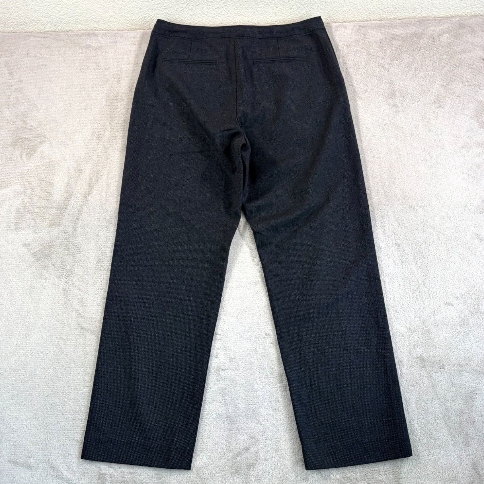 Rag & Bone rag & bone Bradford Wool Pants Black Navy Mens 34x30 Dress Pants Relaxed Straight Front Wool Blend NWT Size US 31 - 7 Thumbnail
