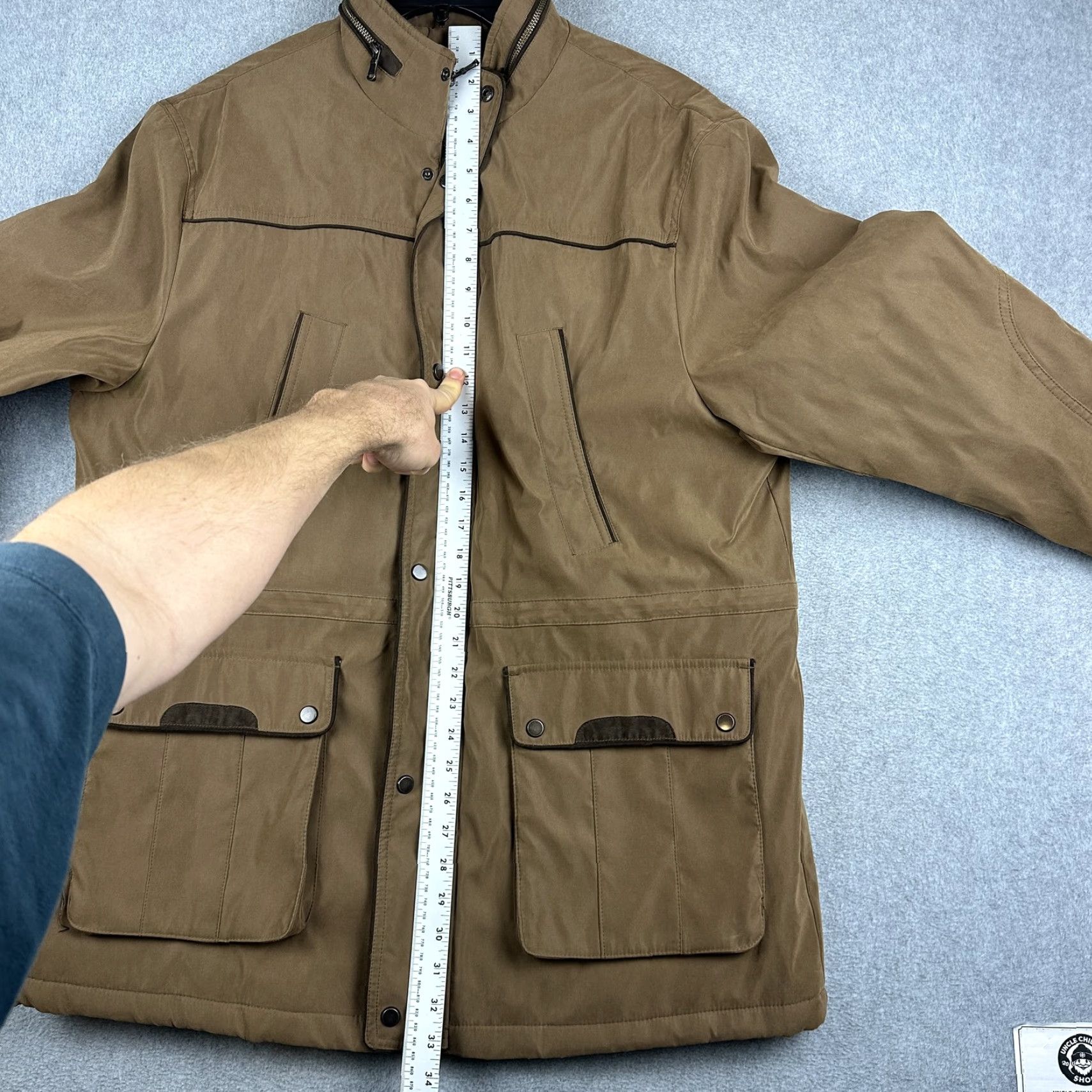 Jos. A. Bank Jos. A. Bank Reserve Coat Mens XL Brown Canvas Parka Hooded Insulated Outdoor Size US XL / EU 56 / 4 - 5 Thumbnail