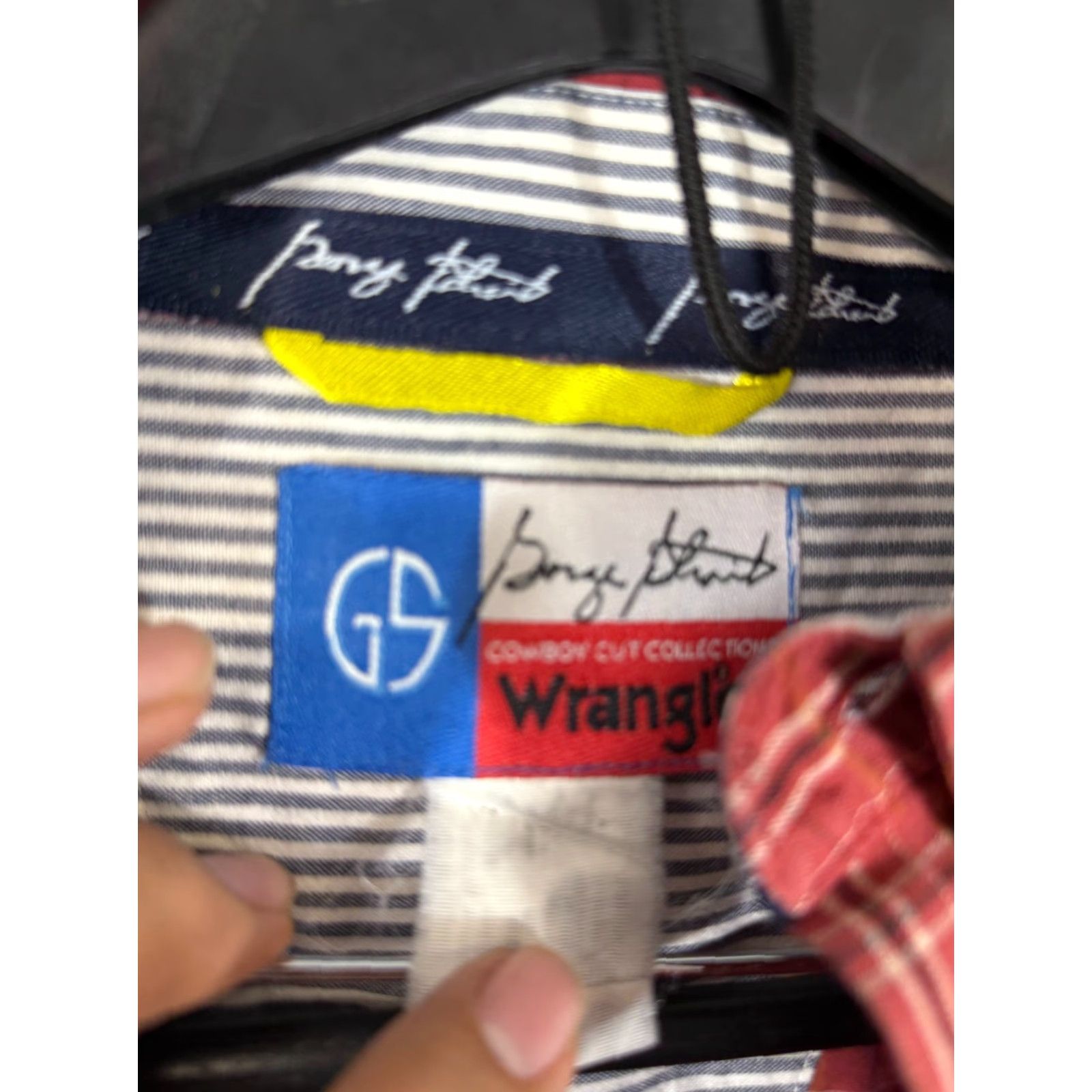 Wrangler Wrangler George Strait Cowboy Cut Button Down Shirt Mens XL Brown Plaid Western Long Sleeve Size US XL / EU 56 / 4 - 5 Thumbnail