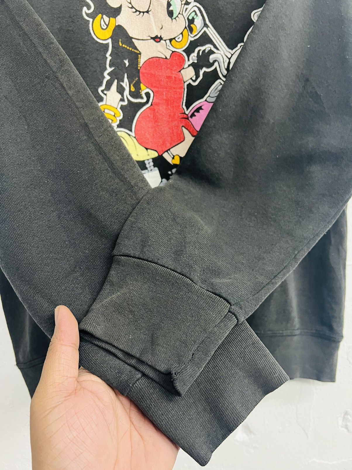 Cartoon Network × Vintage Vintage 90s Betty Boop Mirror Print Crewneck Sweatshirt Size US M / EU 48-50 / 2 - 7 Thumbnail