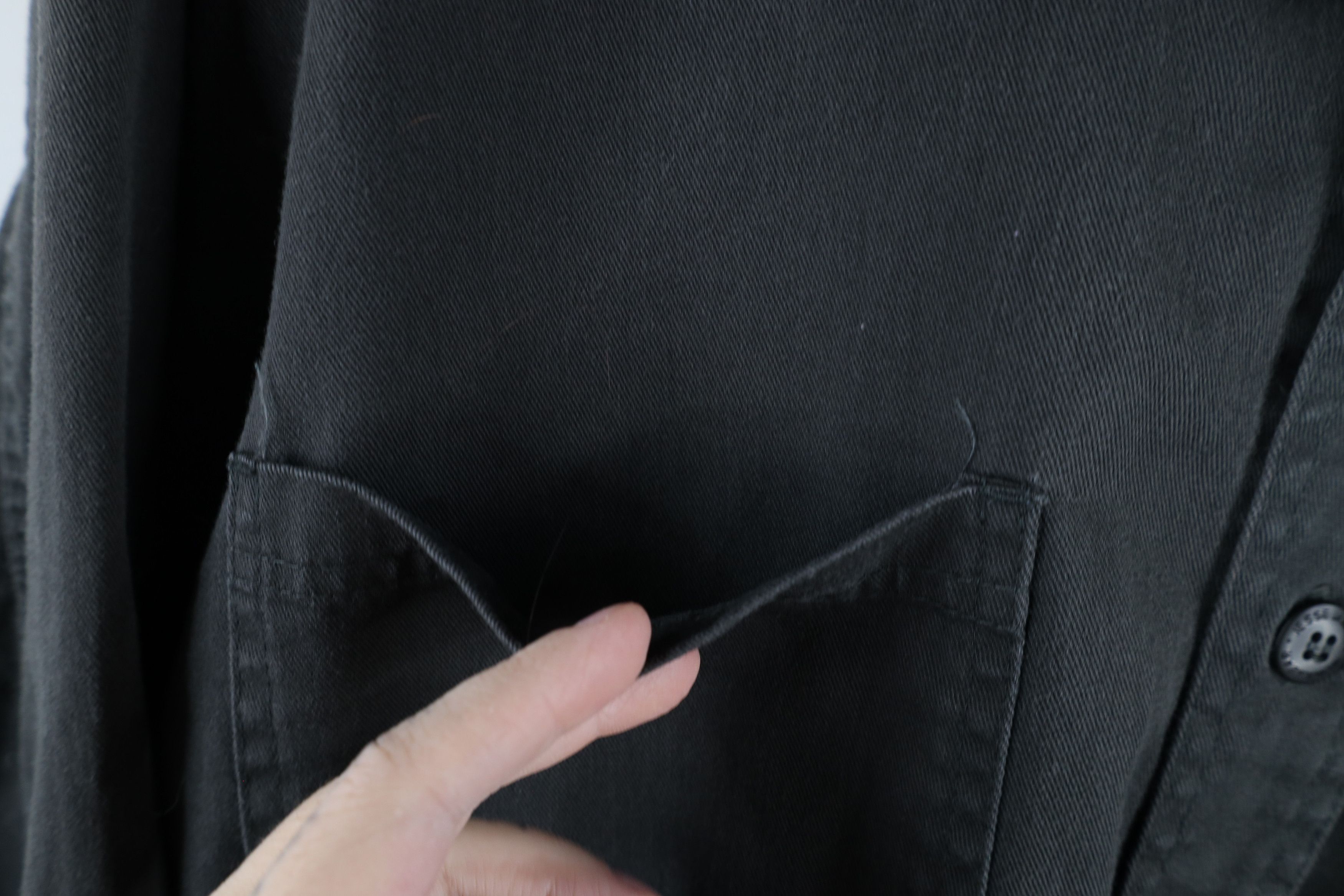 Vintage Vintage Jesse James Workwear Heavyweight Button Shirt Black Size US XXL / EU 58 / 5 - 4 Thumbnail