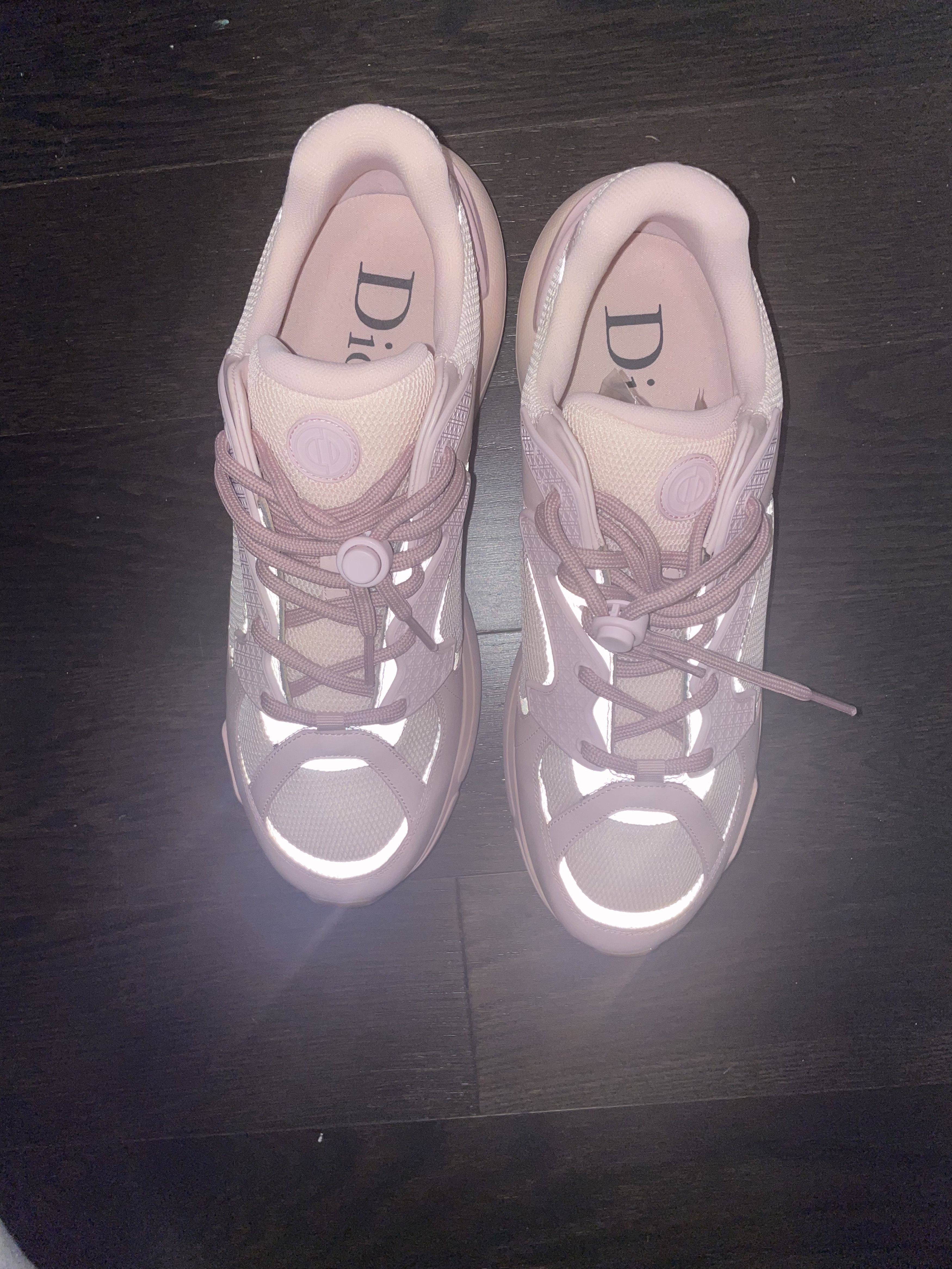 Christian Dior Monsieur Dior B24 Low Top Sneaker Pink BRAND NEW Size US 11 / EU 44 - 3 Thumbnail