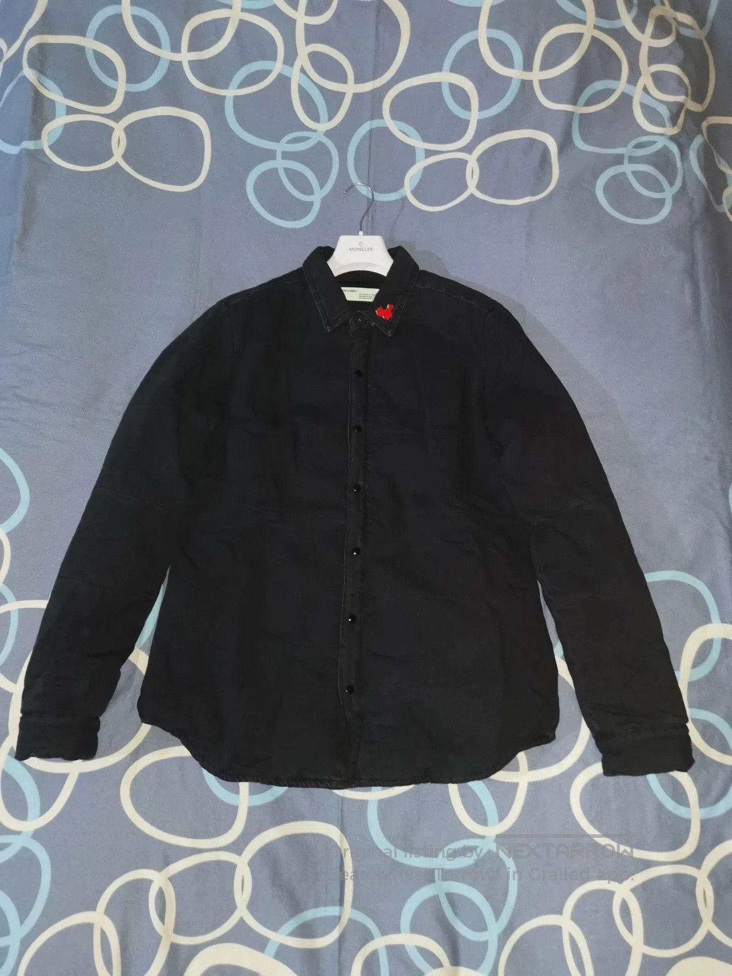 Off-White offwhite oversized cotton jacket with gradient design. Size US M / EU 48-50 / 2 - 1 Thumbnail