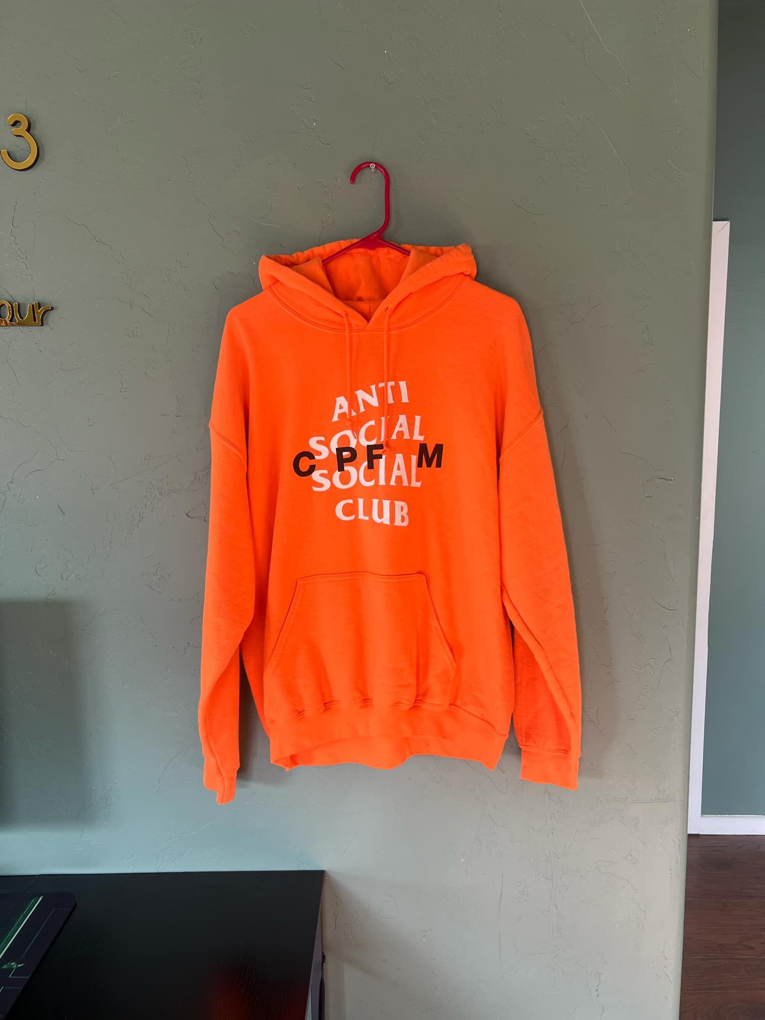 Anti Social Social Club Anti Social Social Club x CPFM Orange Hoodie Size US L / EU 52-54 / 3 - 1 Thumbnail