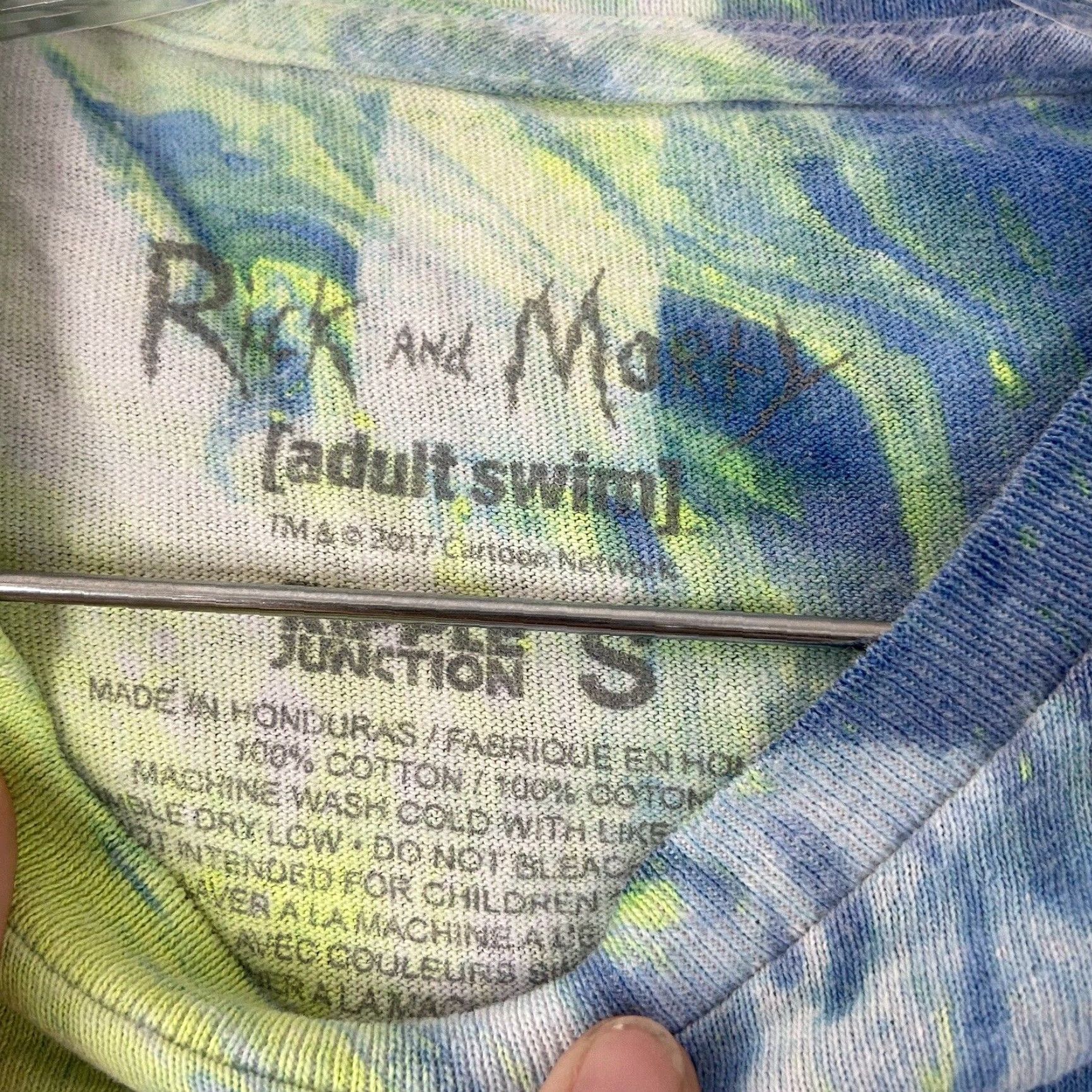 Ripple Junction Ripple Junction Rick And Marty Adult Swim Tie Dye T-Shirt Multicolor Small Mens Size US S / EU 44-46 / 1 - 5 Thumbnail