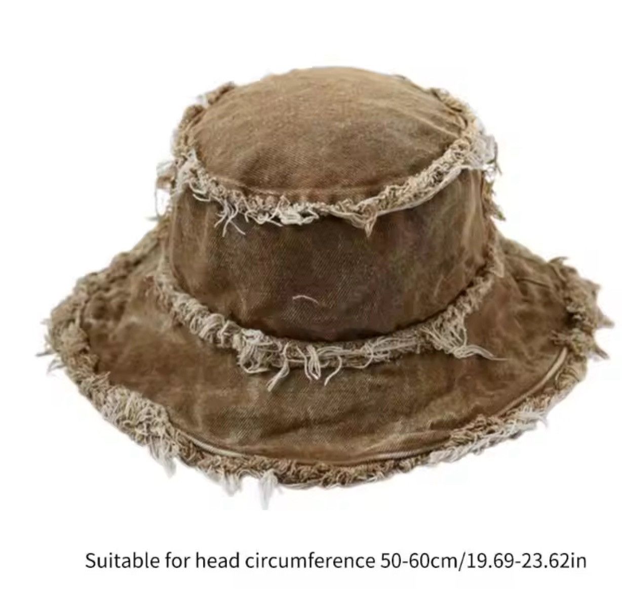 Japanese Brand Utility grunge washed distressed raw bucket hat Size ONE SIZE - 4 Thumbnail