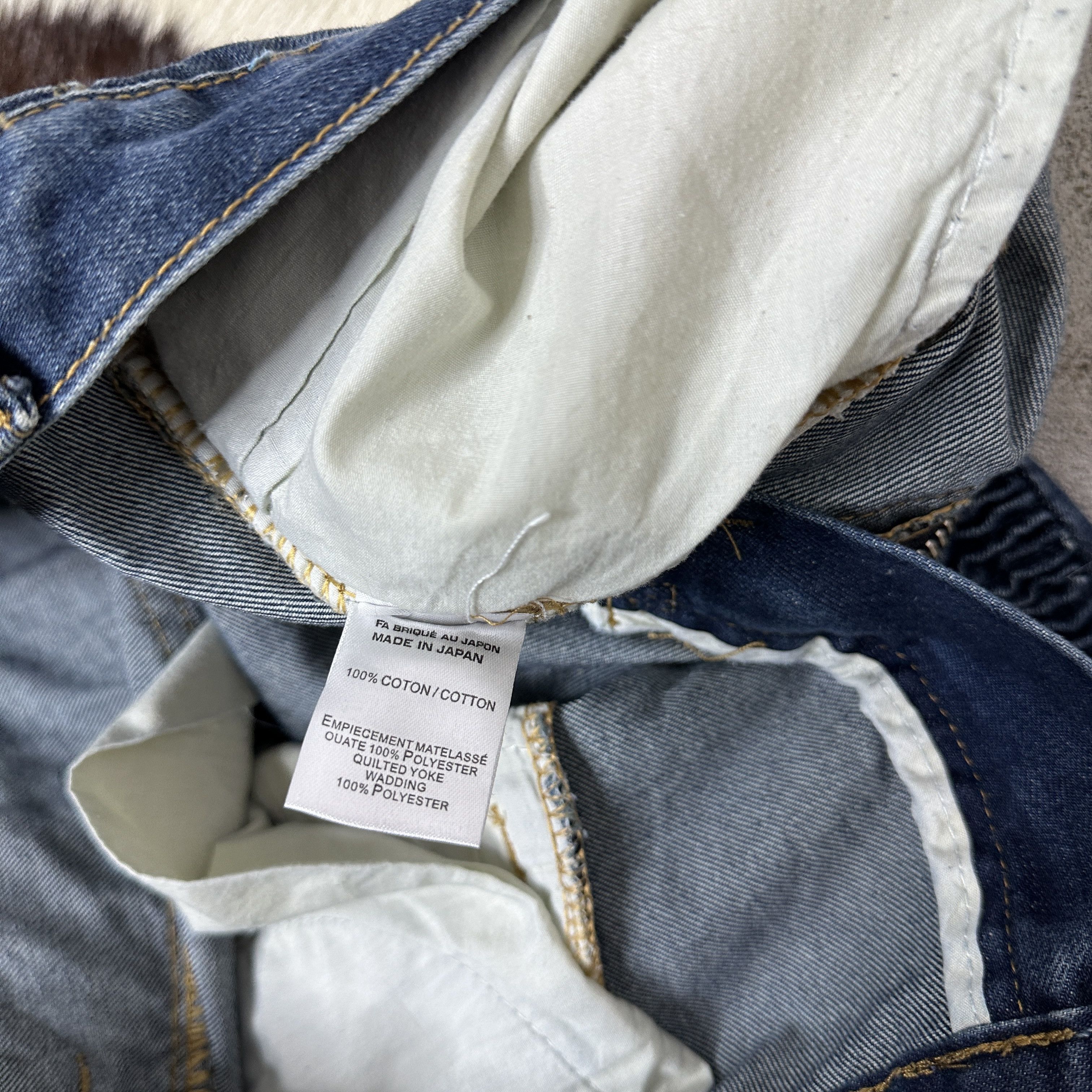 Vintage Balmain Biker Denim Jeans Size US 33 - 7 Thumbnail