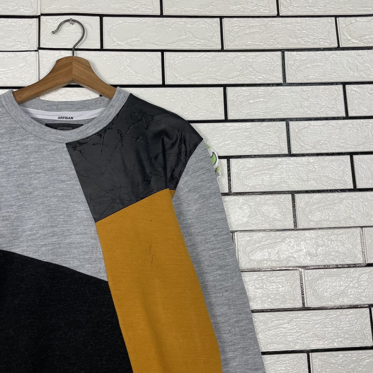Japanese Brand Artisan Color Block Sweatshirt Size US M / EU 48-50 / 2 - 5 Thumbnail