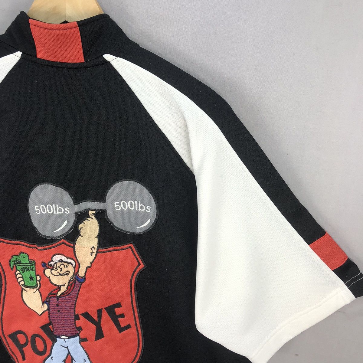 Cartoon Network Vintage Official Popeye Embroidered Big Logo Zipper Jacket Size US M / EU 48-50 / 2 - 18 Thumbnail